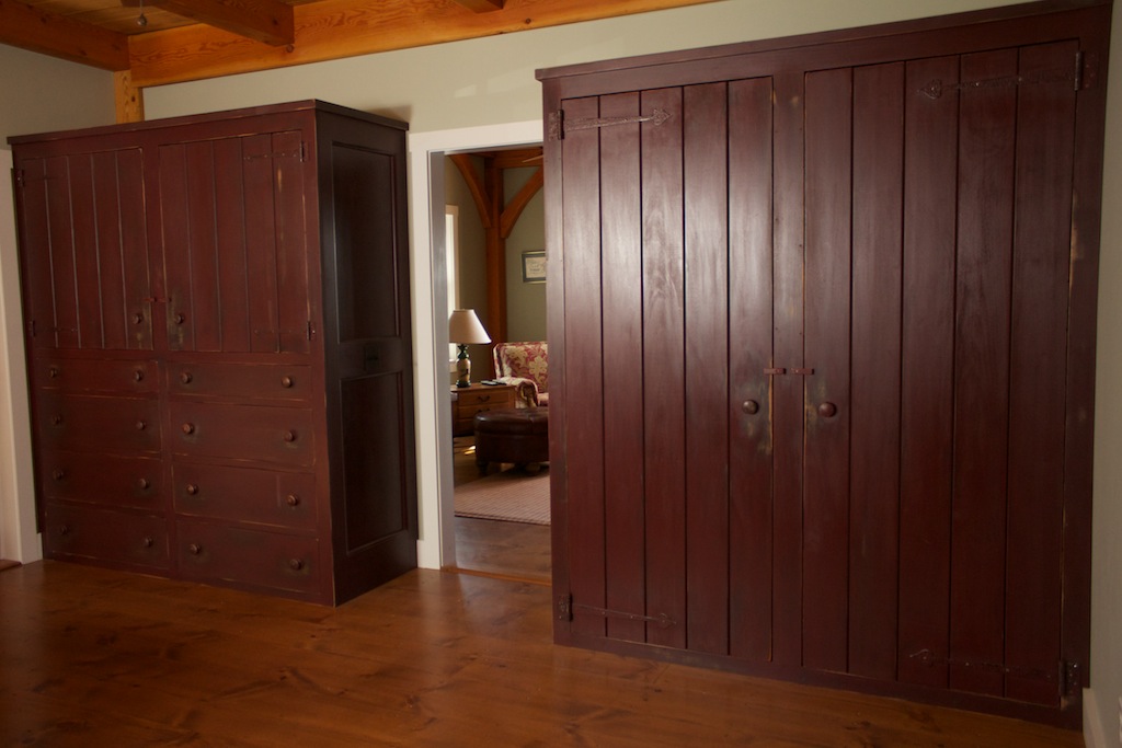 Painted and Weathered Pine Wardrobes with Barn Doors 1.jpg
