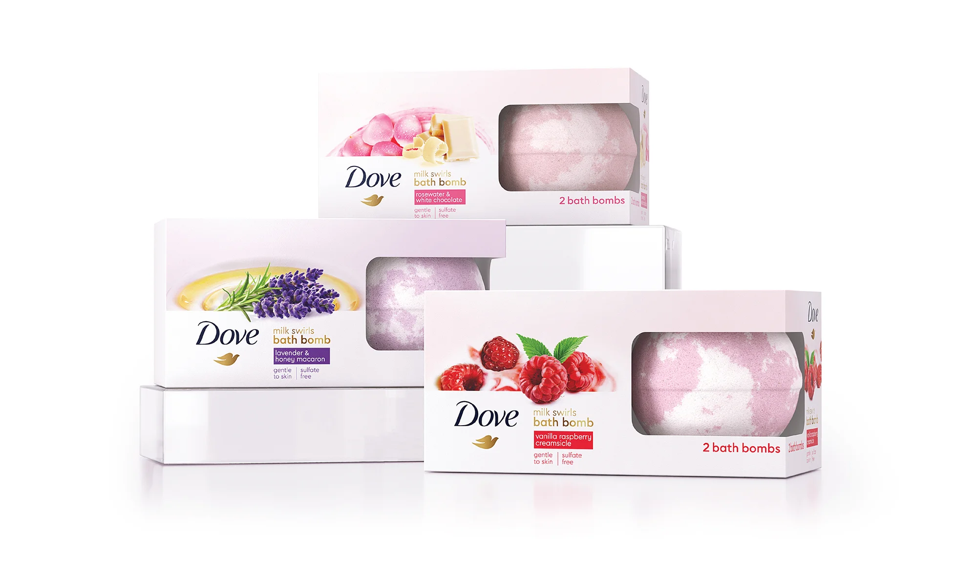 CRX Design | Dove Bath Bombs, Unilever, USA