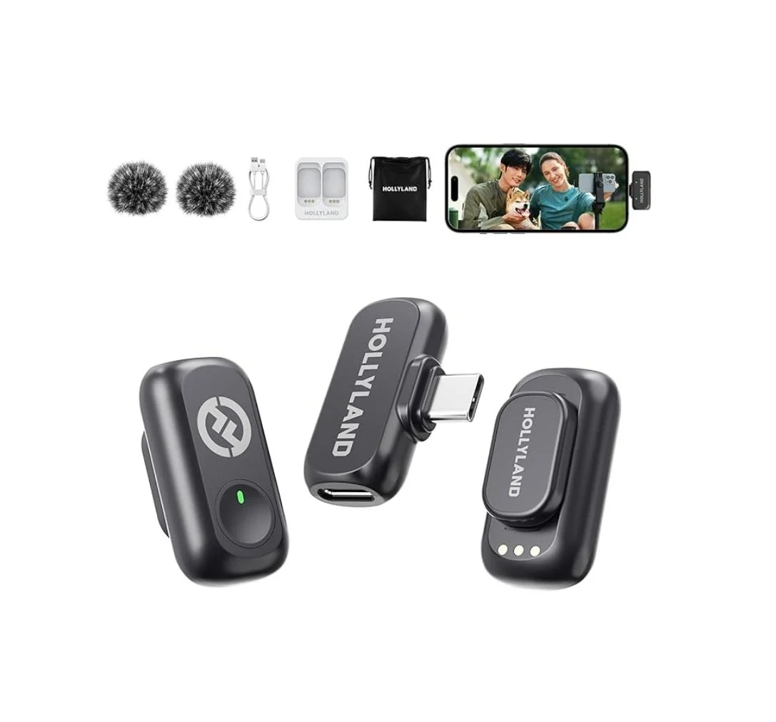 Start with: Hollyland Wireless Mic