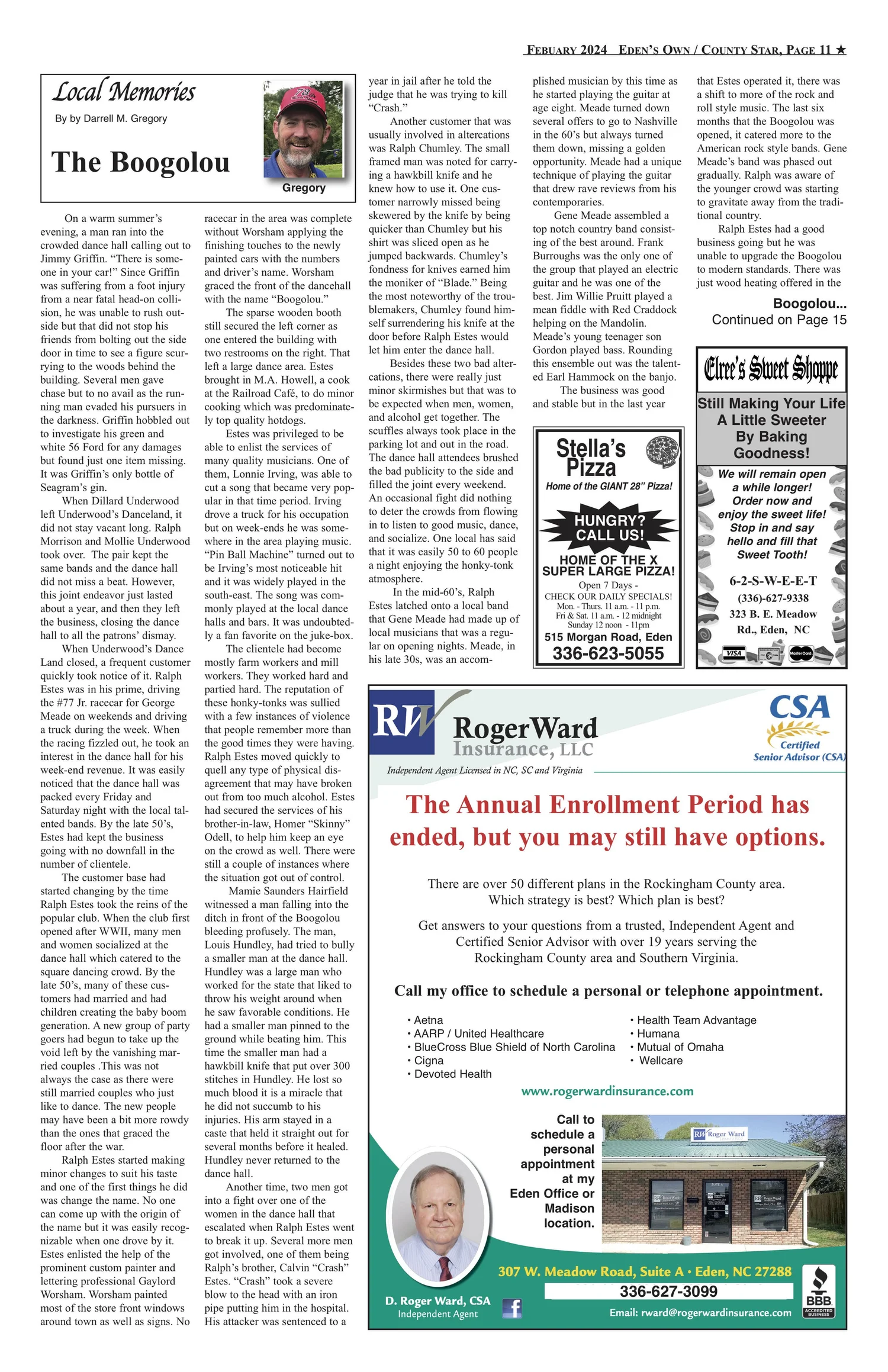 February Issue February Issue — Eden's Own Journal