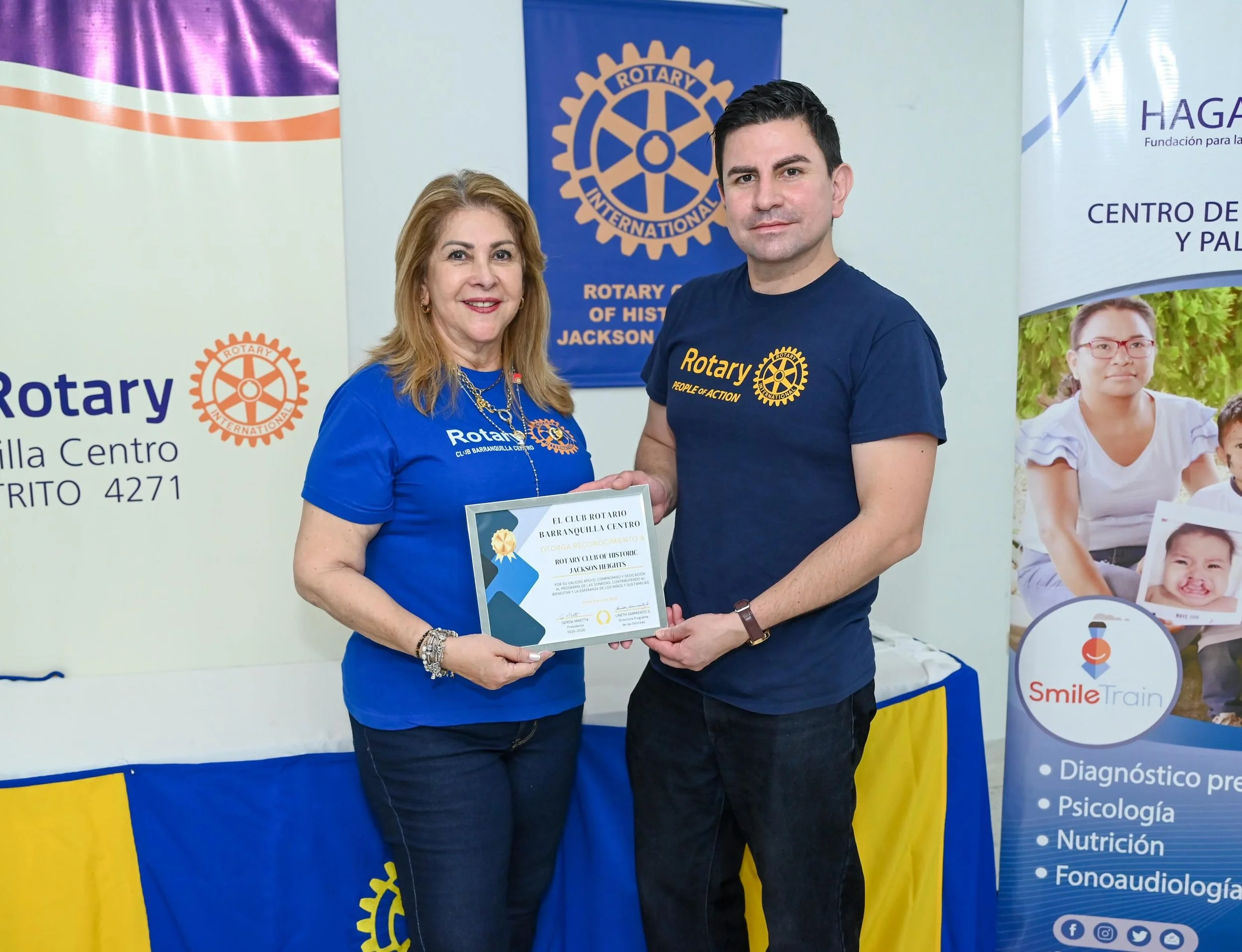 ✨ UNA SONRISA PUEDE CAMBIAR UNA VIDA&hellip; Y MUCHAS VIDAS PUEDEN CAMBIAR EL MUNDO ✨

Nos llena de orgullo y gratitud compartir este hermoso reconocimiento otorgado por el Club Rotario Barranquilla Centro durante la 8&ordf; Jornada de Sonrisas, real