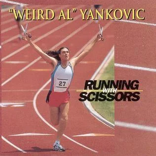 The cover of Weird Al Yancovic’s album “Running with Scissors”, copyright Volcano records, from https://en.wikipedia.org/wiki/File:Running_with_Scissors_(Weird_Al_Yankovic_album_-_cover_art).jpg