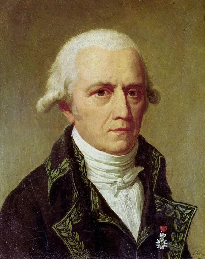 Jean-Baptiste de Monet Chevalier de Lamarck in either 1802 or 1803, painted by Charles Thévenin. From https://en.wikipedia.org/wiki/Jean-Baptiste_Lamarck .