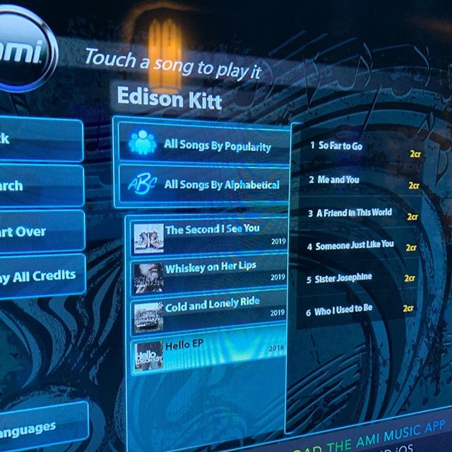 Just went live on every Touch Tunes jukebox in the country! #jukebox #touchtunes #ami #accomplishments