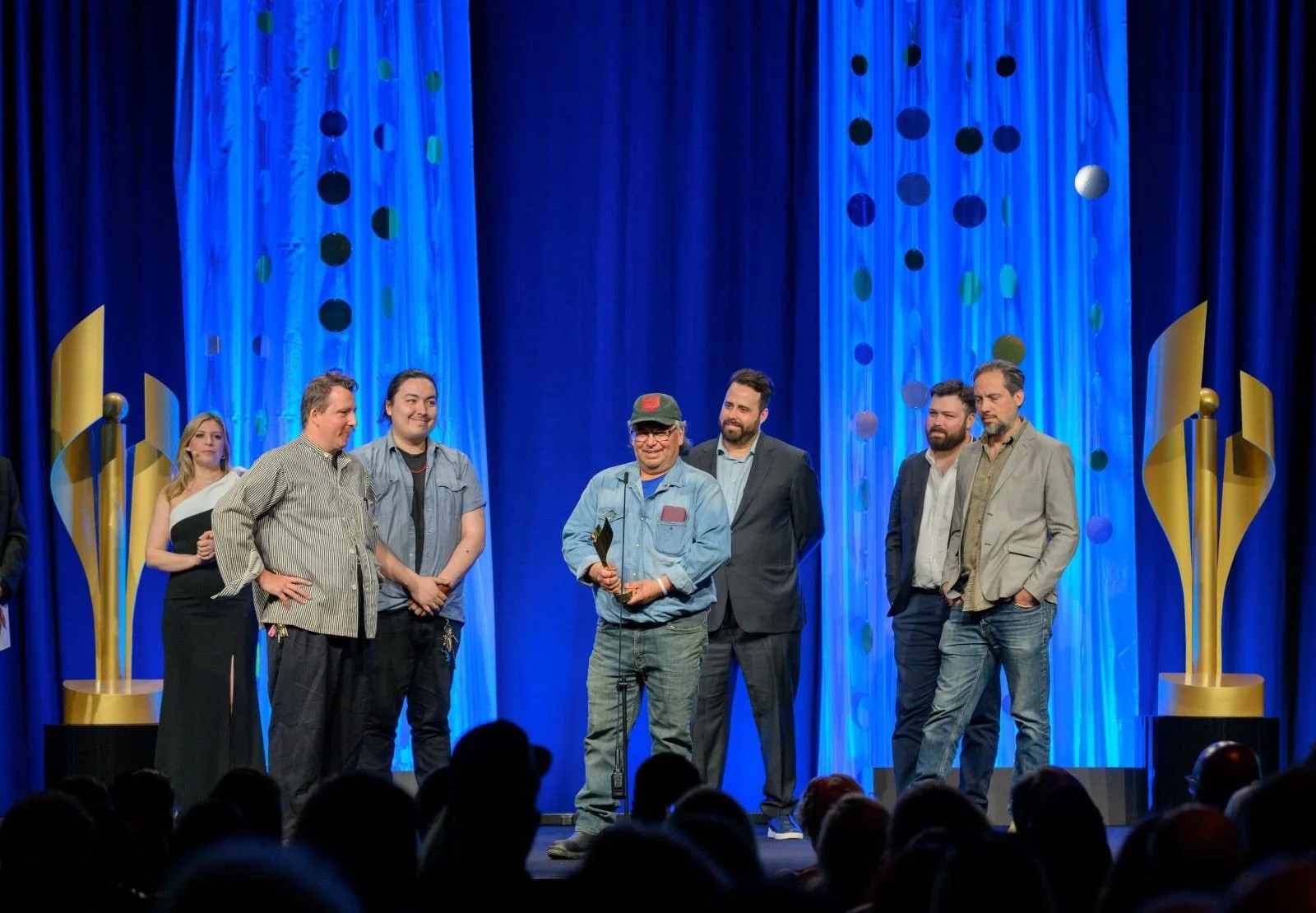 A sweet night for Endless Cookie at the Canadian Screen Awards 🍪✨

We&rsquo;re honoured to have won Best Feature Documentary and Best Sound Design in a Feature Length Documentary. Congratulations to Seth, Peter, the Scriver family, Andrew Zukerman (
