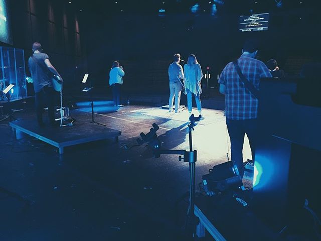 A stage managers favorite view! 📸 Love seeing the band worship as we rehearse for the services tonight! #CTLN #Churchproduction #fathersdayweekend