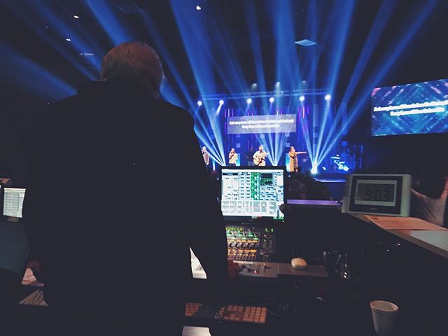 We love when our production teams worship as they serve! Happy Sunday from our production teams serving across all our campuses this morning! #CTLN