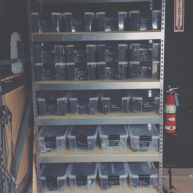 A clean backstage is a happy backstage! #churchproduction