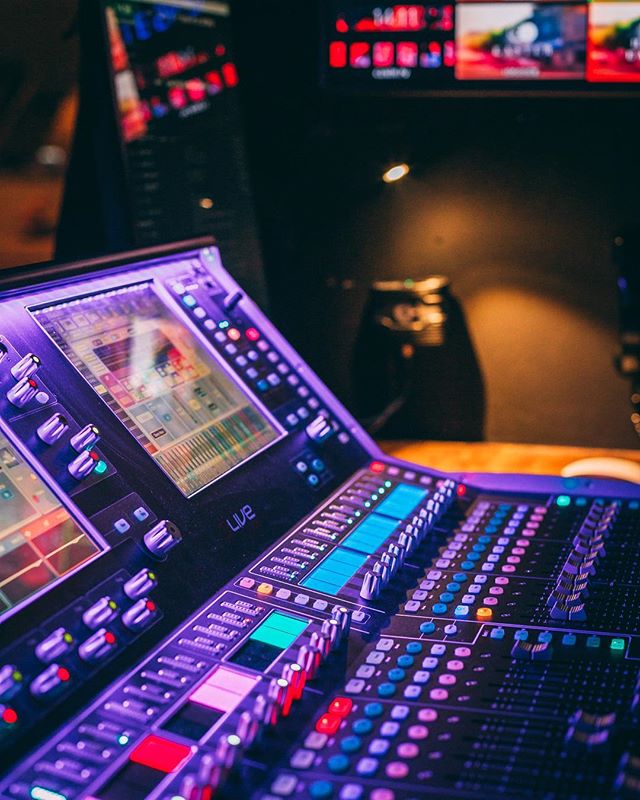 What&rsquo;s your favorite audio position? Anyone who likes monitors over FOH?! . . . 
#churchproduction 
#firstinlastout 
#FILO