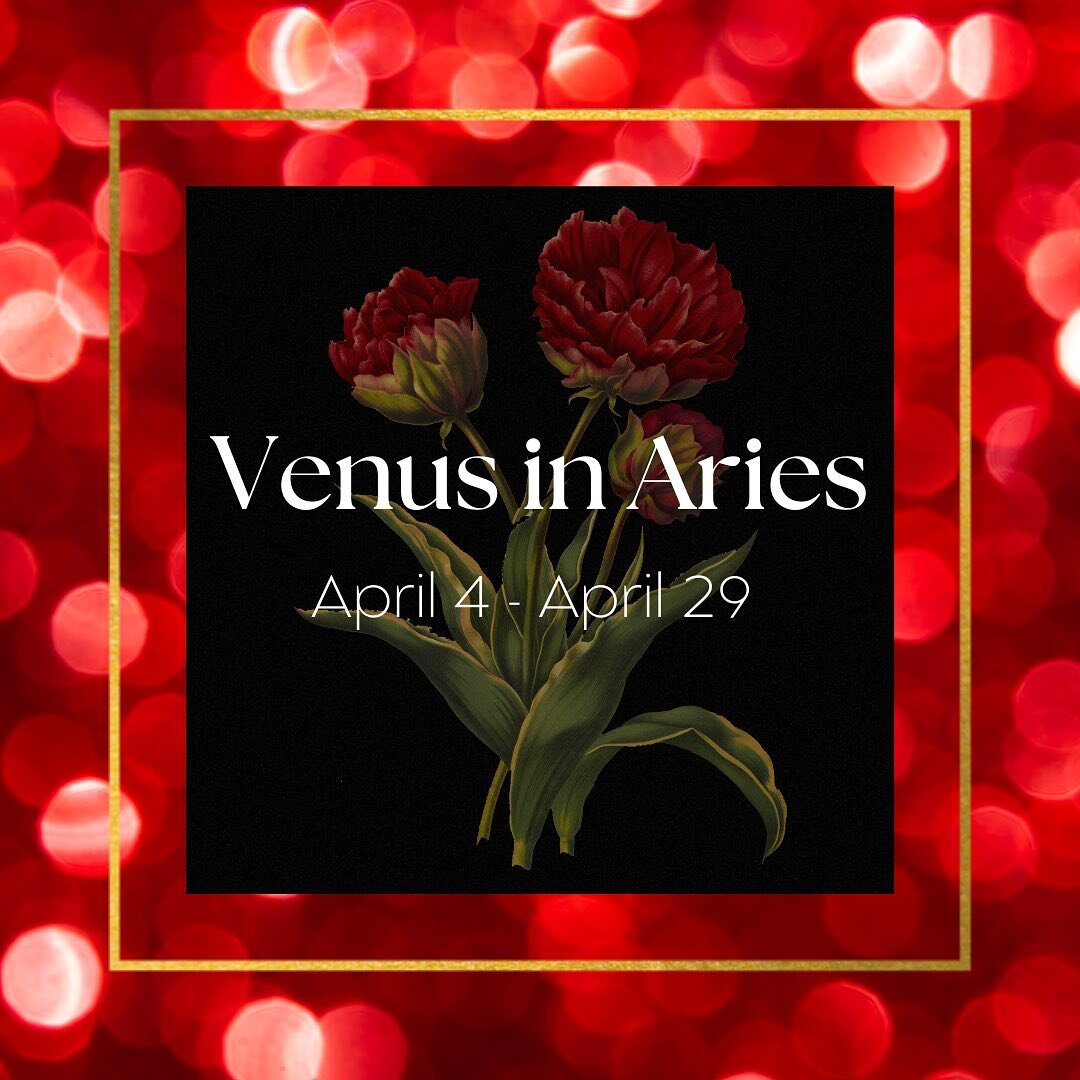 Venus in Aries is bringing the heat to financial, relationship, and self worth issues and is inviting you to level up and explore how to get your needs met without going overboard and being overly aggressive about it. 

#venusinaries #ariesseason #me