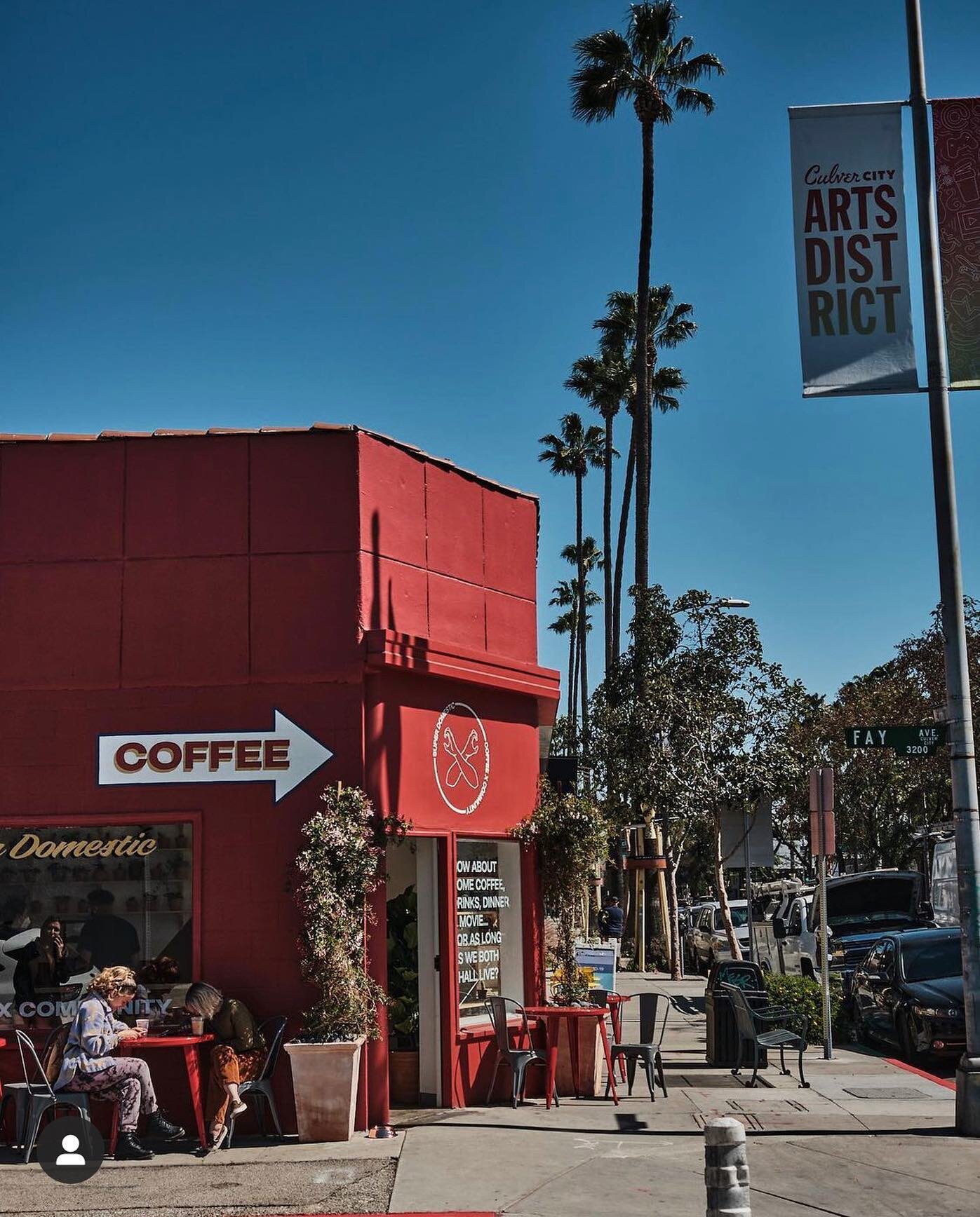 Beans are roasting and cups are pouring with new coffee in our neighborhood. @superdomesticcxc just opens up on Fay &amp; Washington next to @monroeplacela in the @culvercityartsdistrict 

8545 Washington Blvd, Culver City, CA 90232

#caffeine #coffe