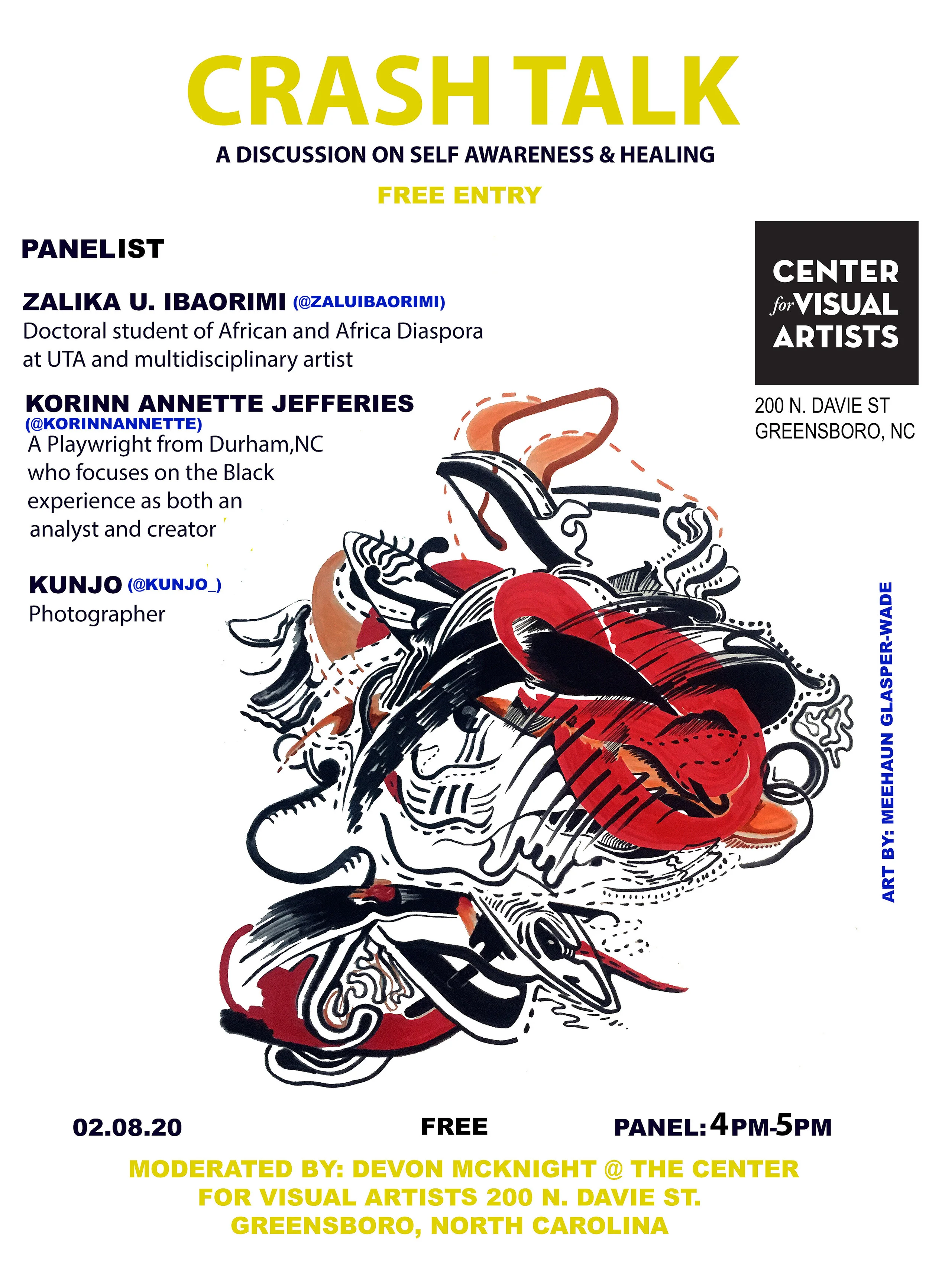 Crash Talk at Center for Visual Artists