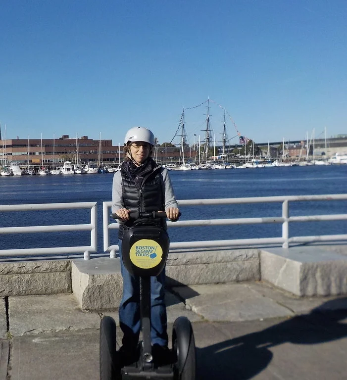 2. Riding a Segway