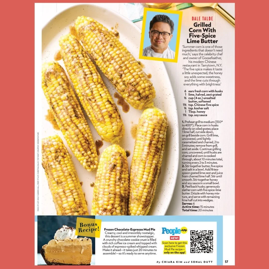 Firing up the grill this Memorial Day weekend? @daletalde&rsquo;s Grilled Corn with five spice lime butter is just the recipe you need to make classic summer corn feel brand new 🌽🔥
