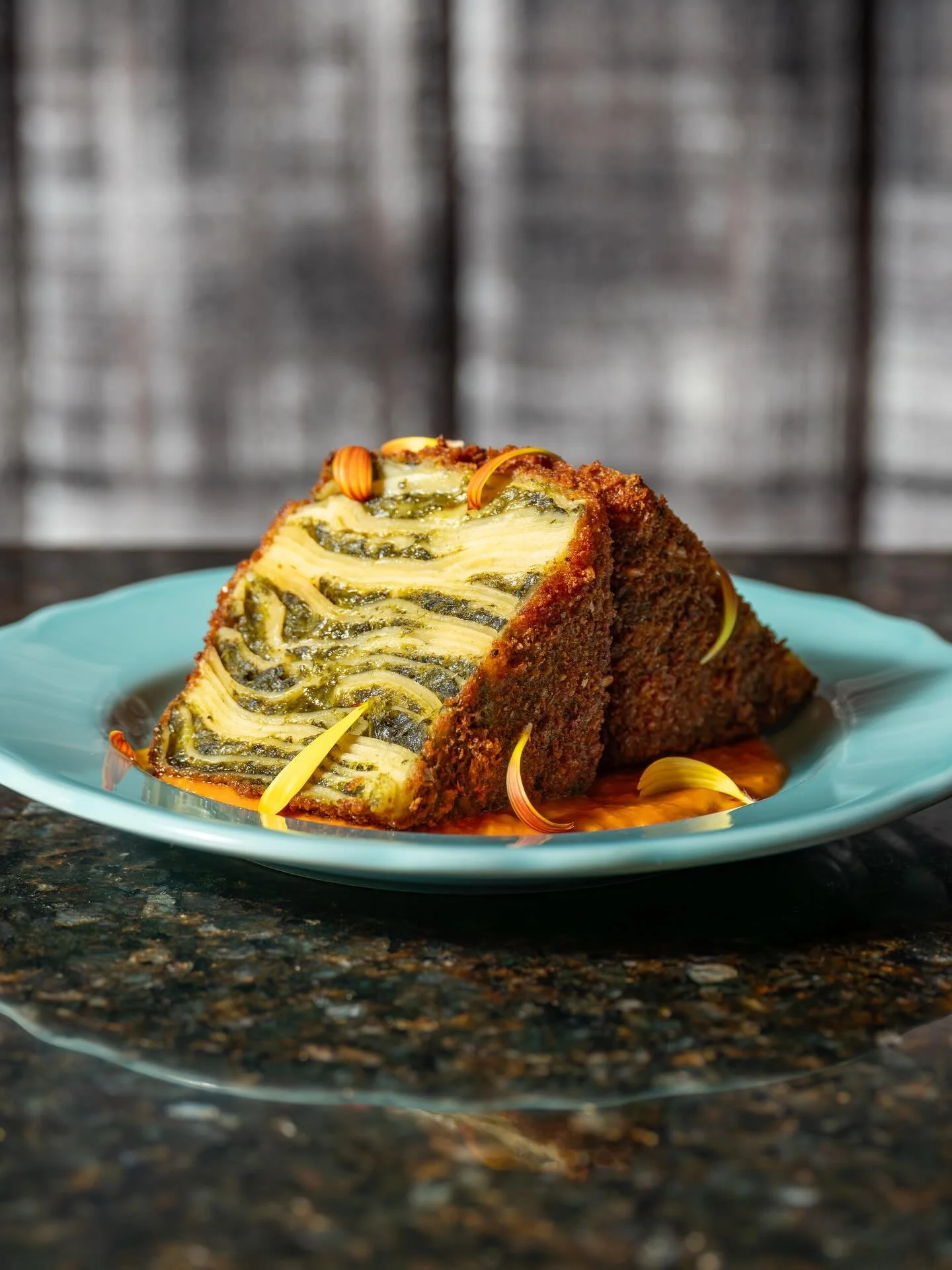 Meet the Billion Layer Lasagna from @posthastephilly 🍝

Today is Stop Food Waste Day, and this dish is a perfect example of what a circular kitchen looks like in practice. Egg whites left over from other preparations go into the pasta dough. Herb st