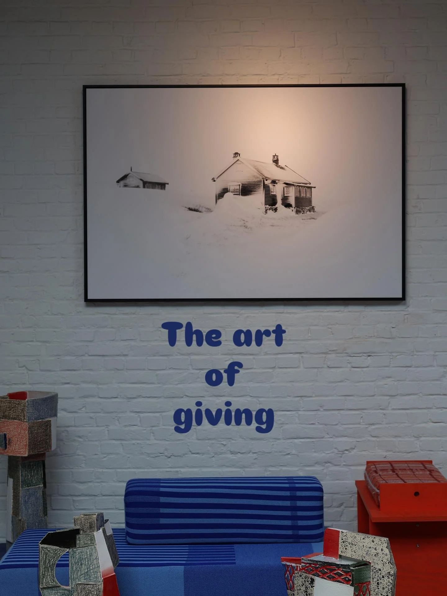 THE ART OF GIVING
13 -14 DECEMBER 
GIFTS - WORKSHOPS- FINISSAGE - ART

This weekend we&rsquo;re open and also our little goodbye party before we leave Belgium again for Portugal ❤️
Welcome welcome!