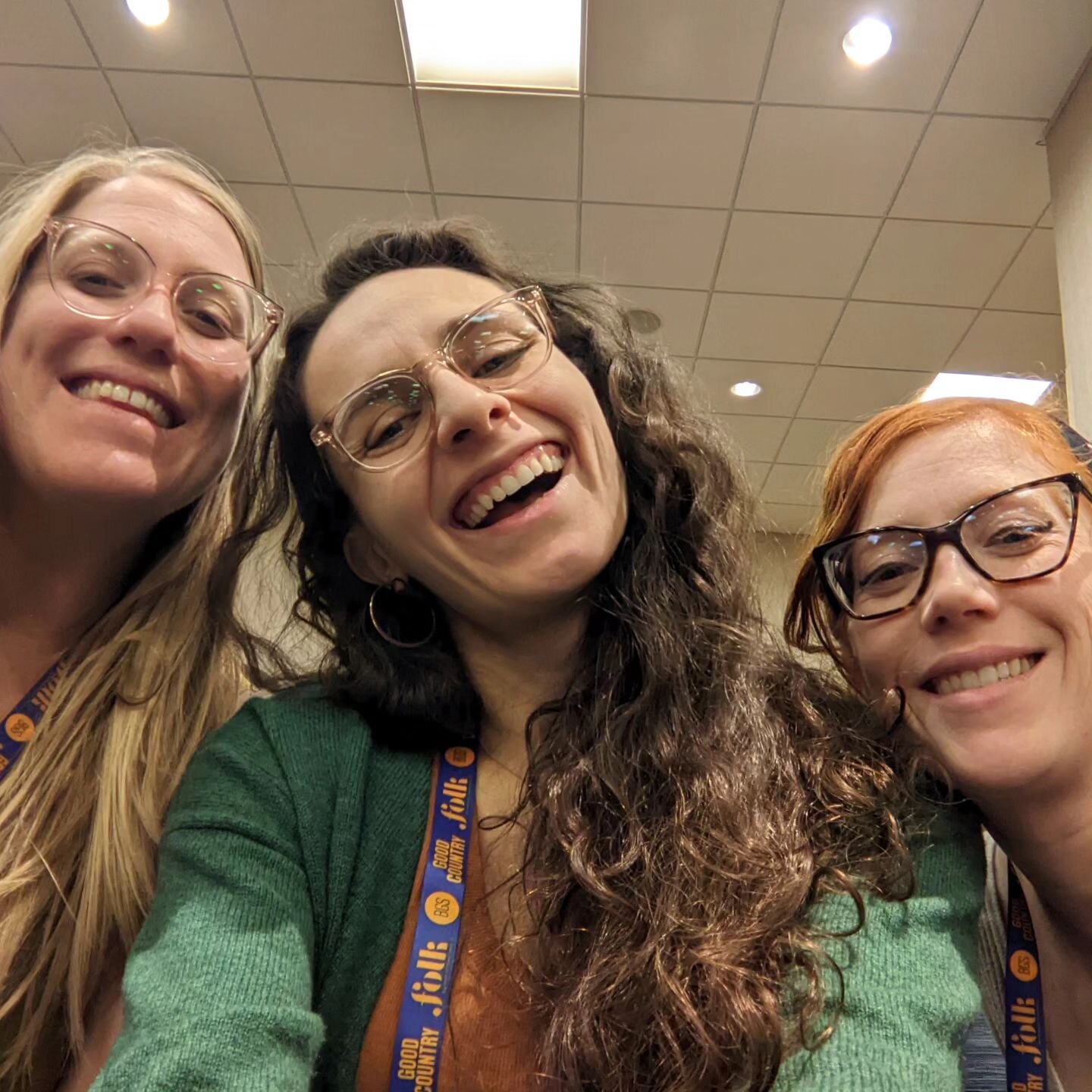 Just a glimpse of the good times at @folk_alliance! Forever grateful for my main gals, @stacyantonel and @epl__music, and so glad to have met so many new folks! If we met at the conference this year feel free to reach out to me at any time about anyt