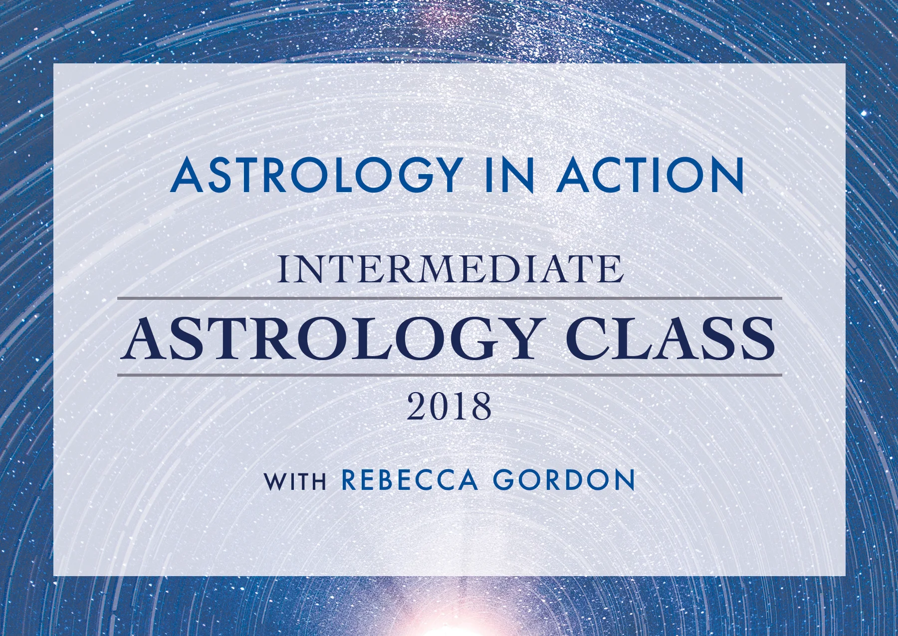 Intermediate Astrology Class