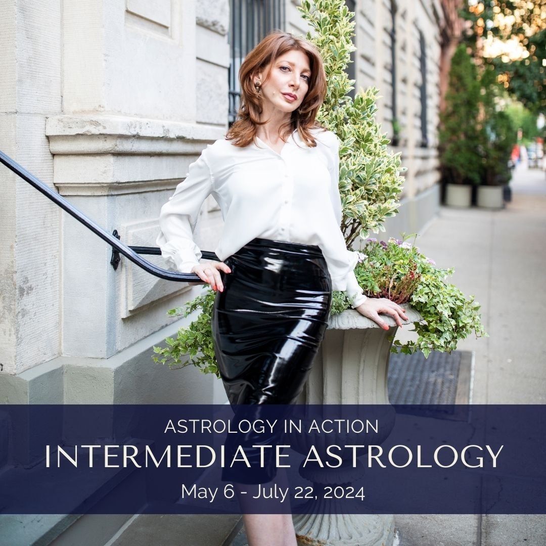 We invite you to claim your spot today in our Intermediate Astrology course: Astrology In Action. This class is for you if you already have a foundation in astrology and are able to delineate a natal chart.

This course offers an in-depth look at pre