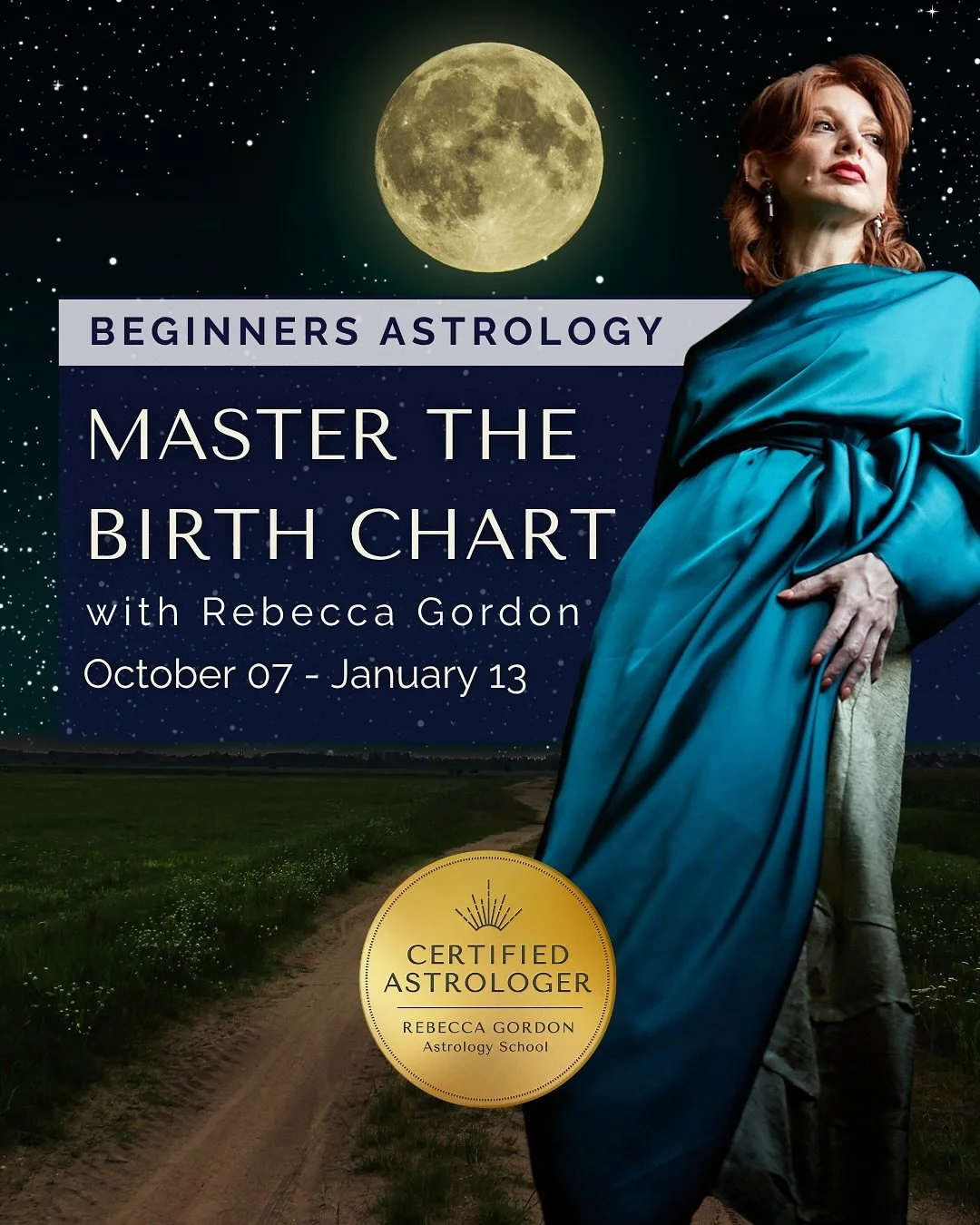 This only happens once a year 💫 Our signature course, The Beginner&rsquo;s Astrology Class: Master the Birth Chart, will bring you into the world of professional astrology. This is an intimate mentorship journey with renowned Astrologer Rebecca Gord