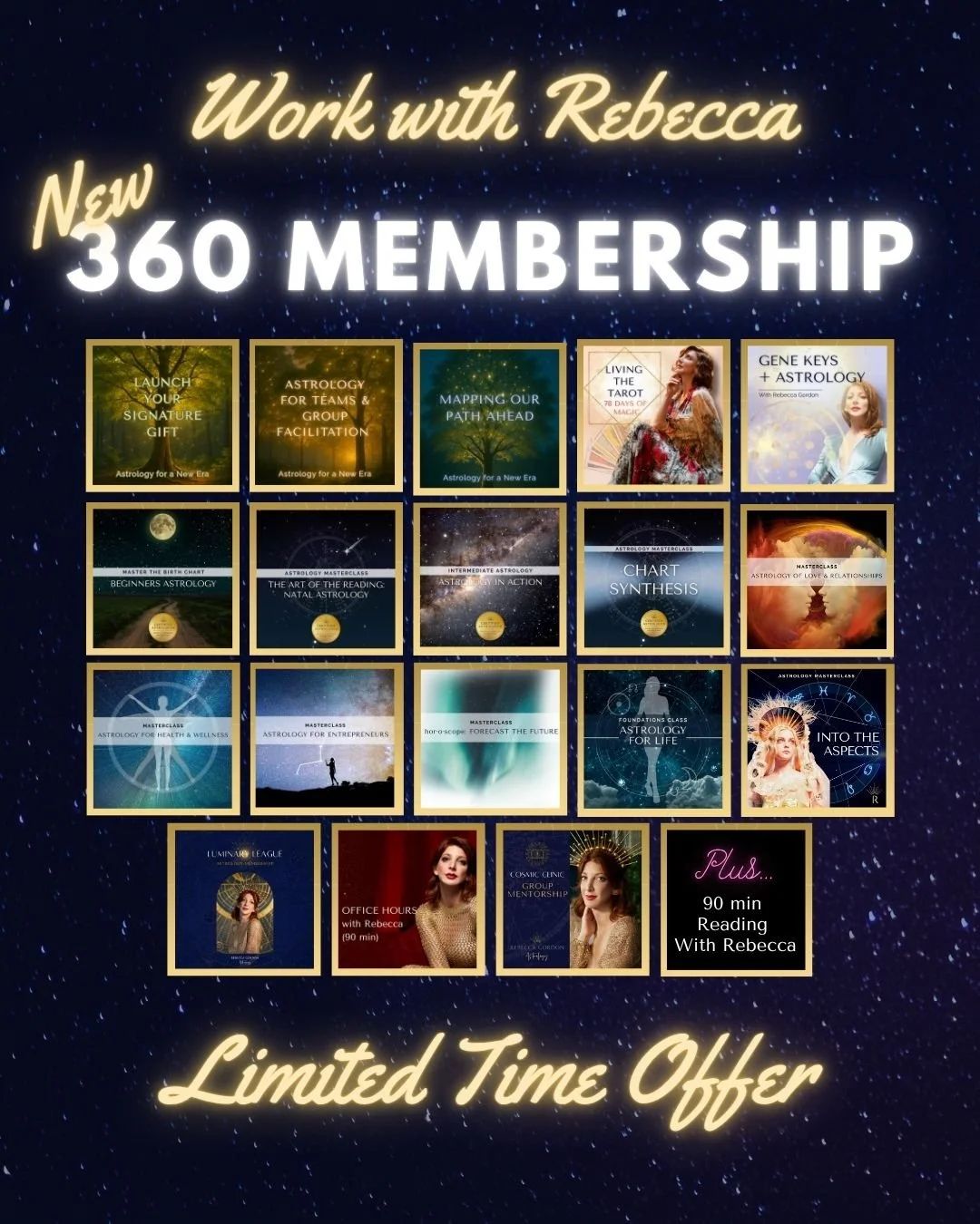The moving planets are always inviting us to grow, evolve, and see life through a wider lens. Our new 360 Astrology Membership is where we offer you ongoing support, guidance, transformational teachings, certifications, and a welcoming community to a