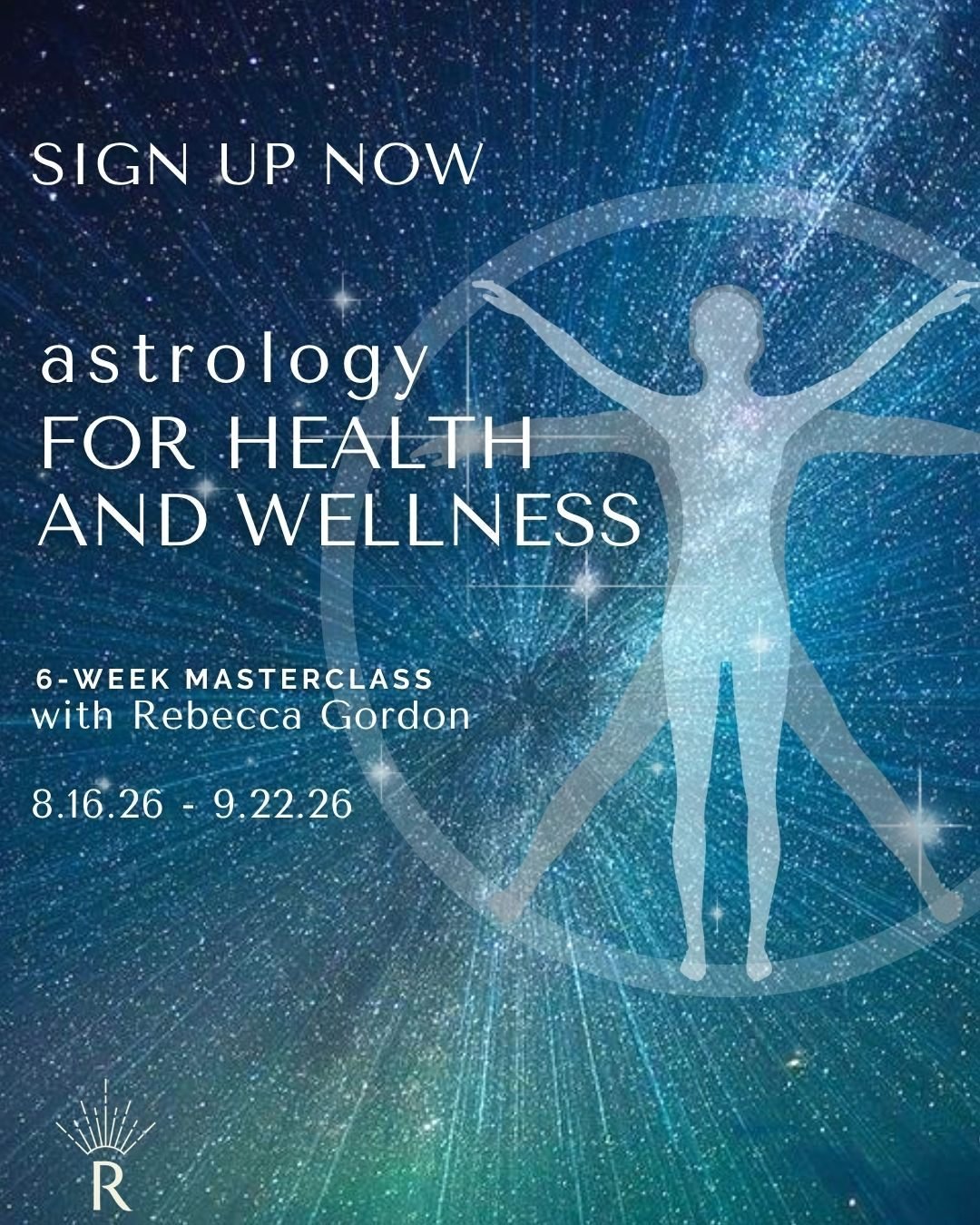 ENROLLMENT IS NOW OPEN
Astrology For Health and Wellness
8/16 - 9/22

If you love astrology and health and wellness practices, I have a special edition of Astrology for Health &amp; Wellness that begins on August 8th that you don&rsquo;t want to miss
