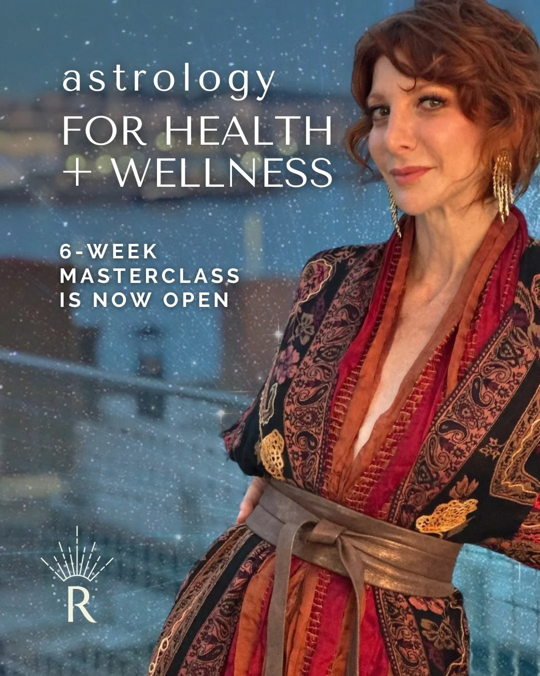 In ASTROLOGY FOR HEALTH + WELLNESS, we&rsquo;ll explore the body through the language of the birth chart. This course is for learning how emotions, thoughts, developmental stages, timing, and planetary cycles can all become part of a richer conversat