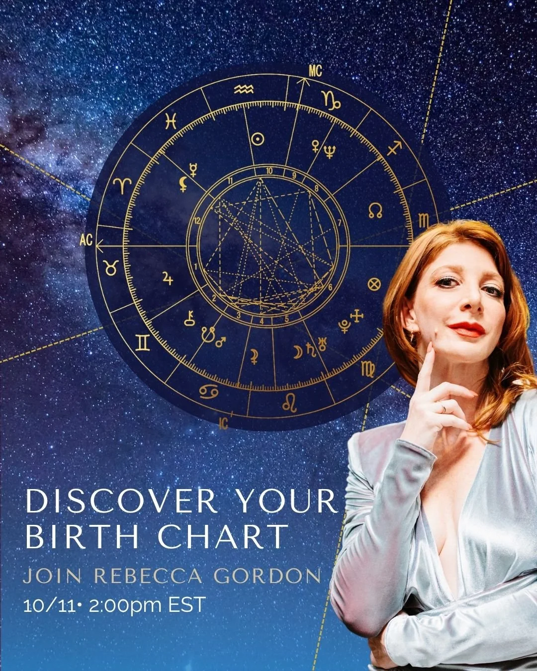 Free Webinar
Discover Your Birth Chart
10/11 | 2pm ET

Join me in uncovering your innate potential, talents and challenges using astrology. I will lead you in a step-by-step approach to understanding the process of reading a birth chart to locate you