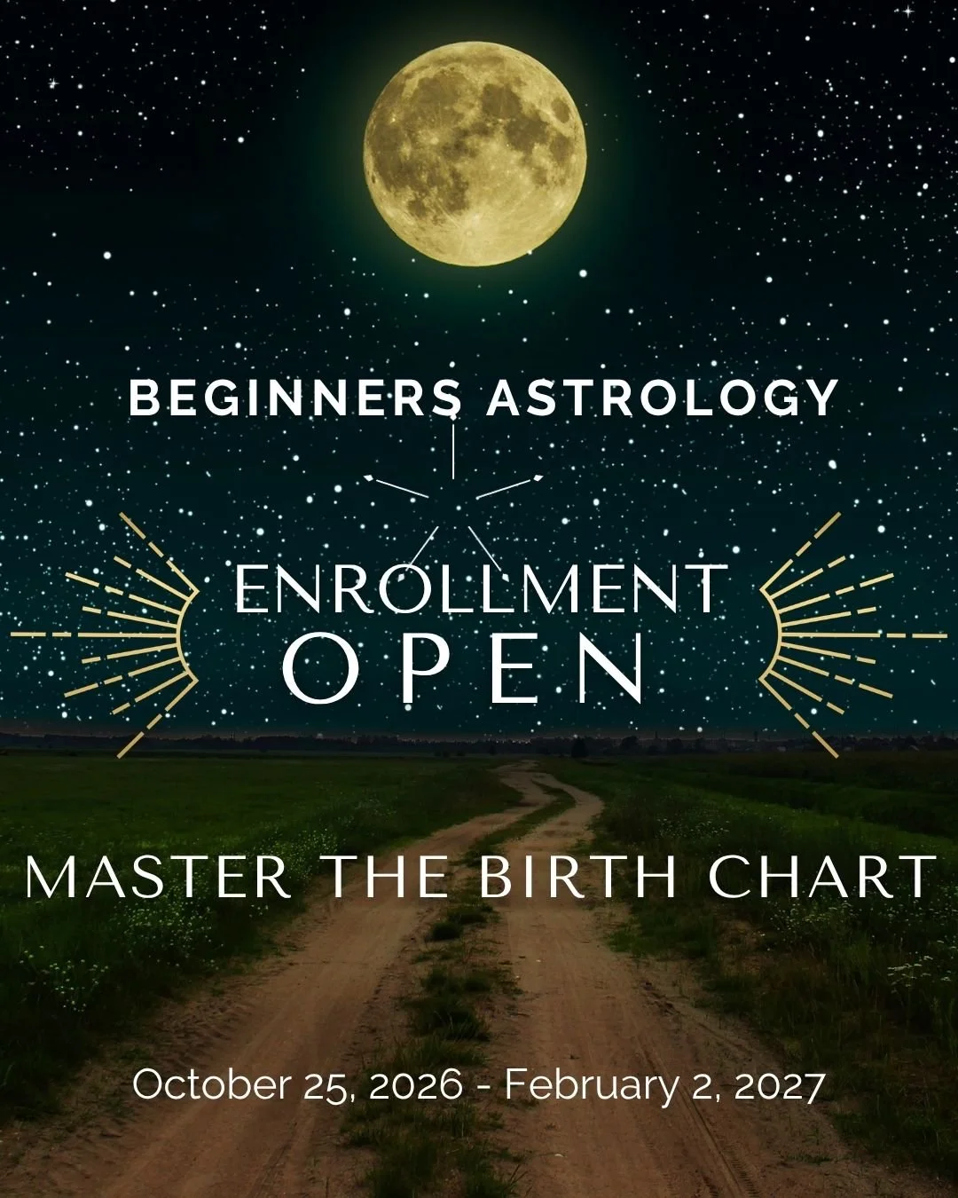 Under Rebecca&rsquo;s expert instruction, you will garner the skills to integrate the ancient wisdom of astrology in your modern life. By learning to read the birth chart, you can begin to understand the spirit, body, mind and emotions in one core la