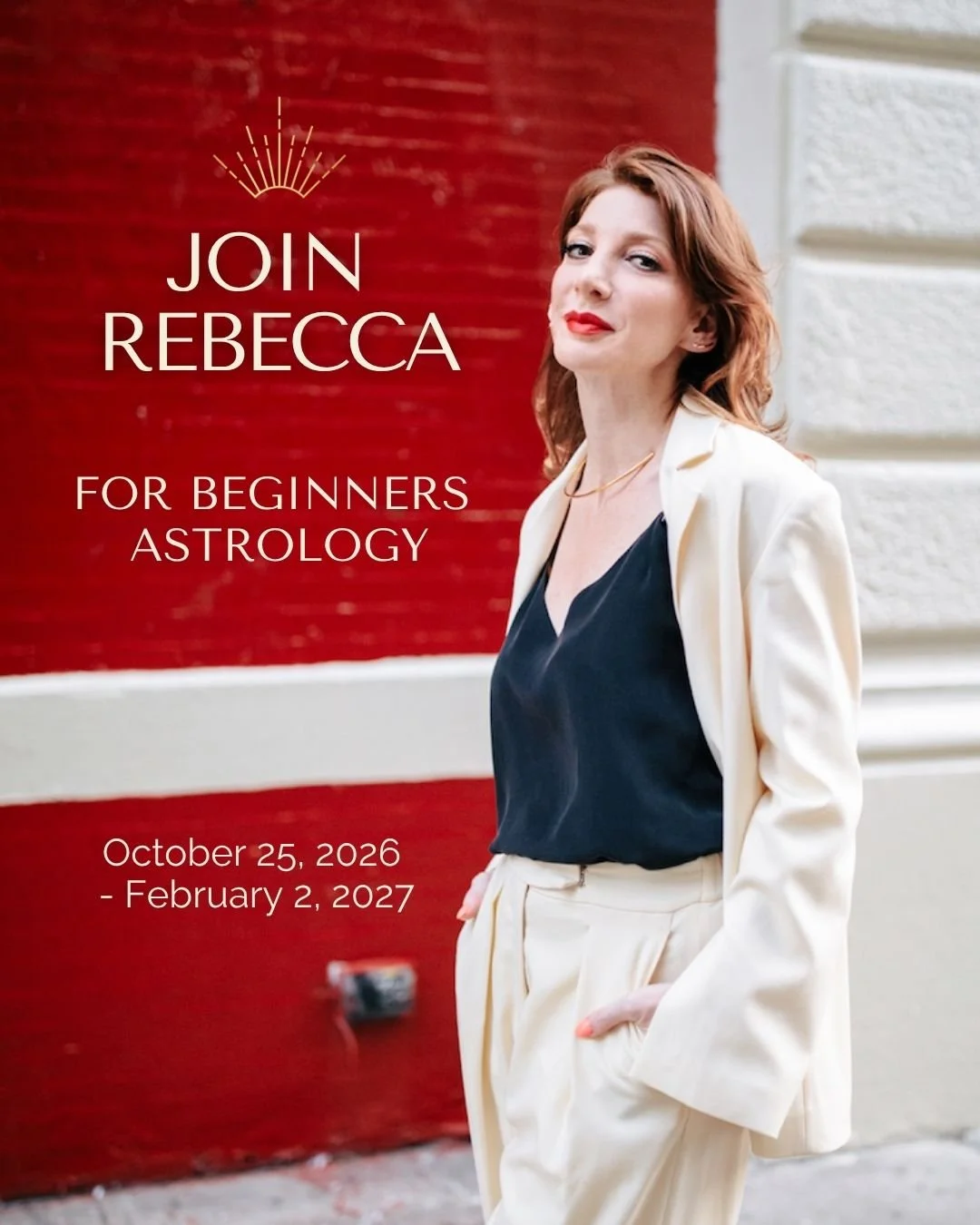 ✨ Ready to Master the Birth Chart? ✨

Beginners Astrology
October 25, 2026 - January 2, 2027

The Rebecca Gordon School of Astrology&rsquo;s signature class, Beginners Astrology: Master the Birth Chart, is opening for its 2026 cohort.

This 14-week, 