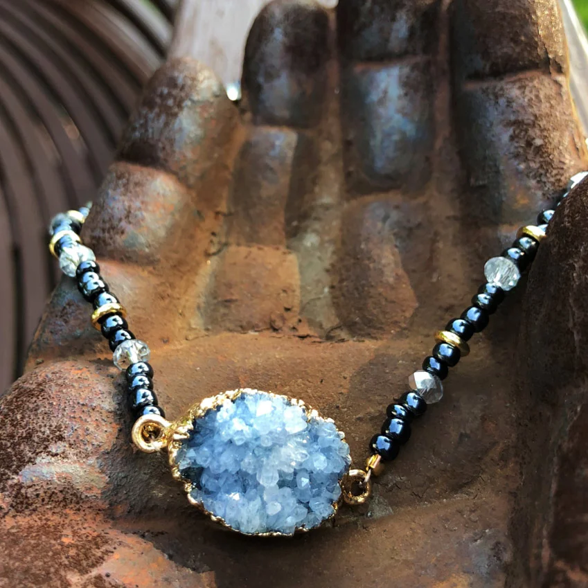Druzy Choker Necklace 
