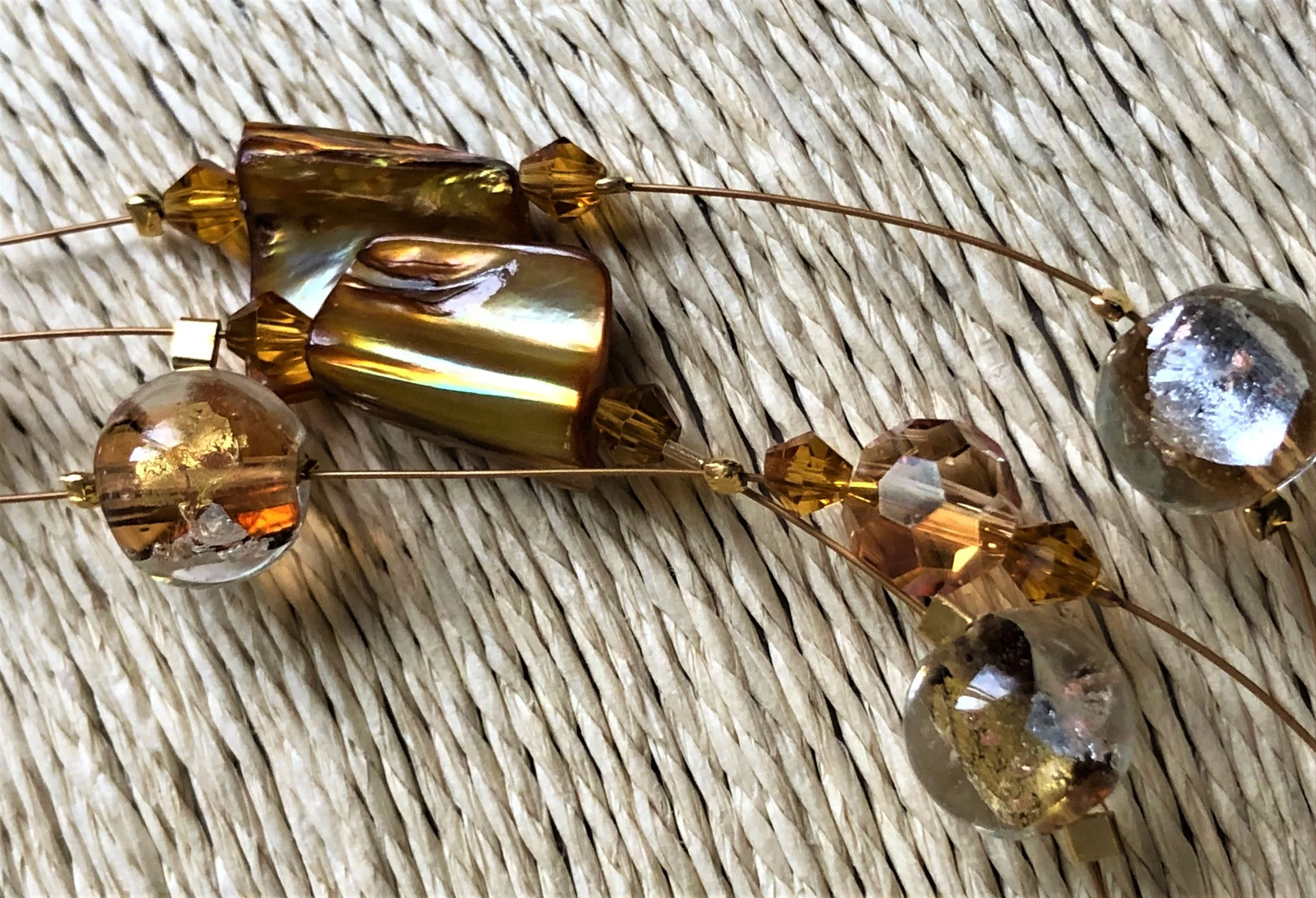 Tri-strand Crystal Illusion Necklace