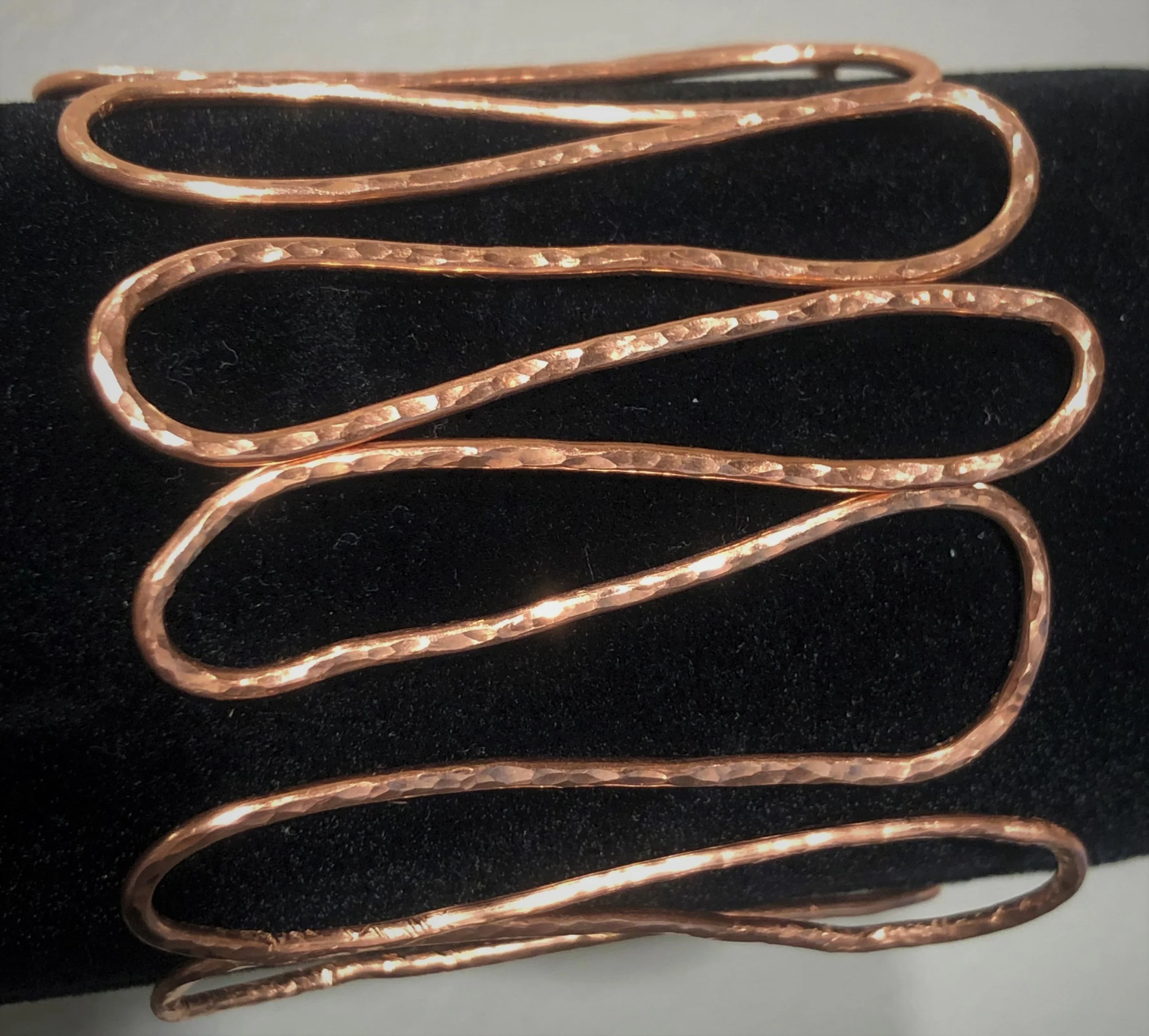 Hammered Brass Bracelet