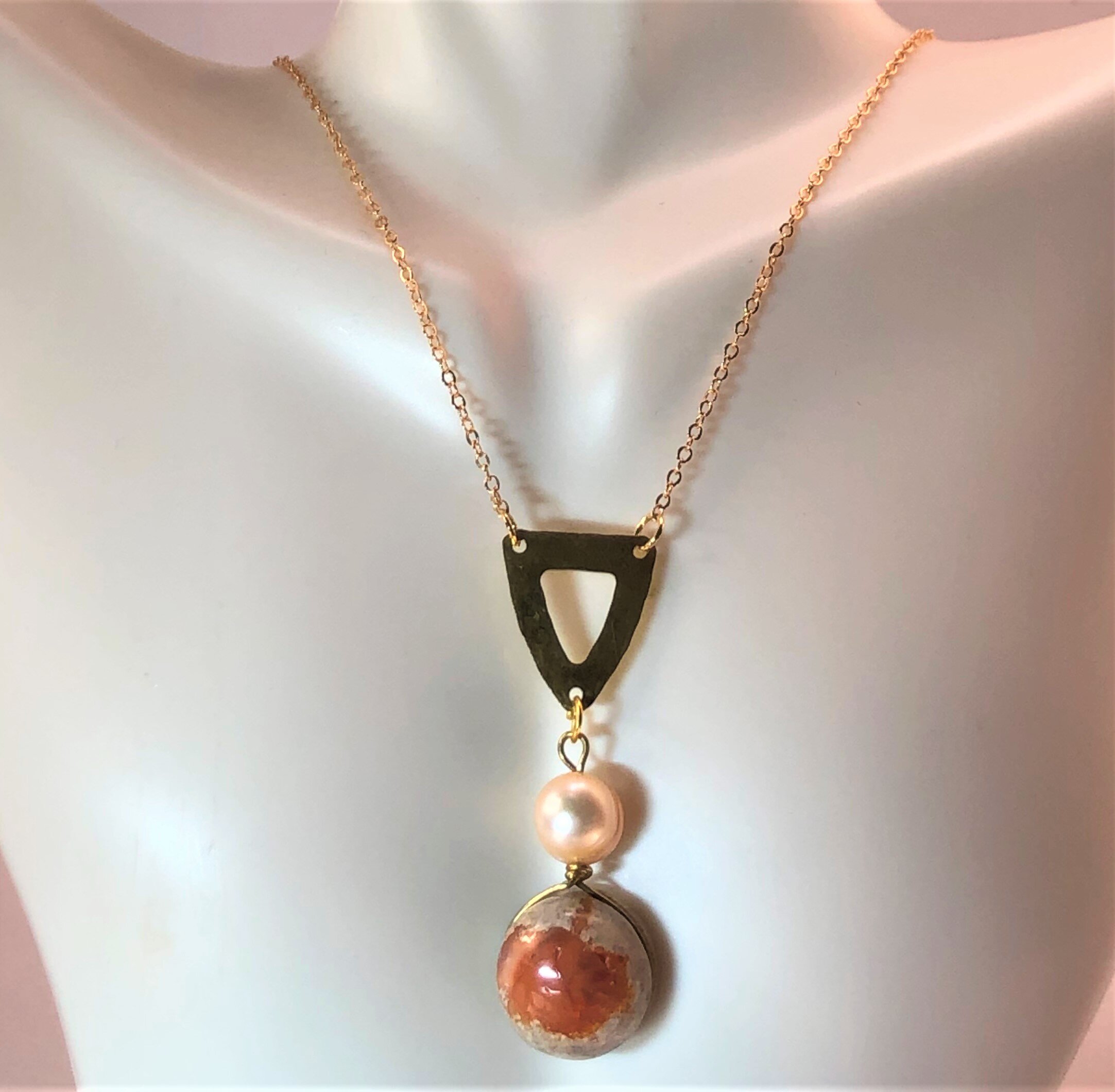 Fire Opal Necklace