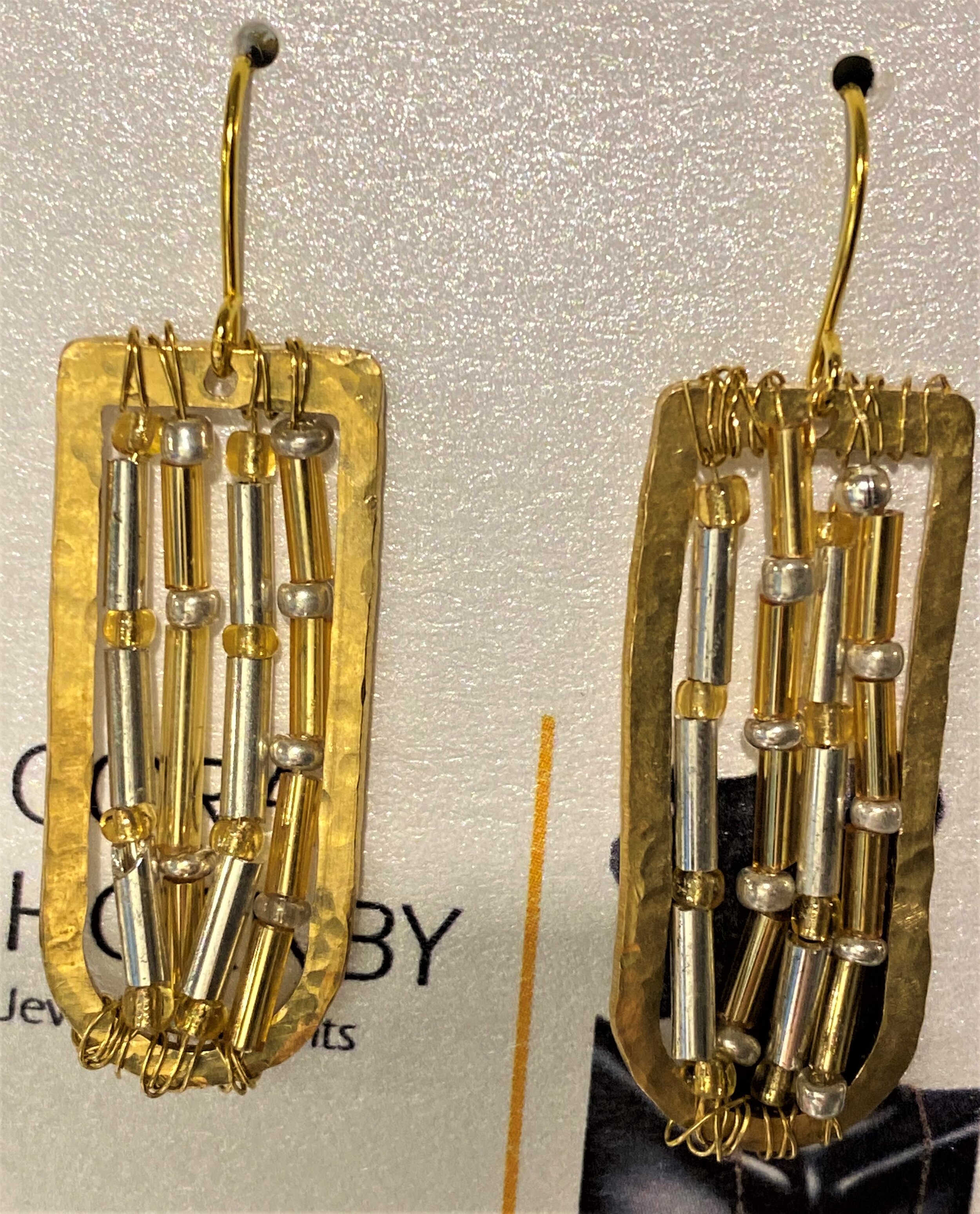 Hammered Brass Windowpane