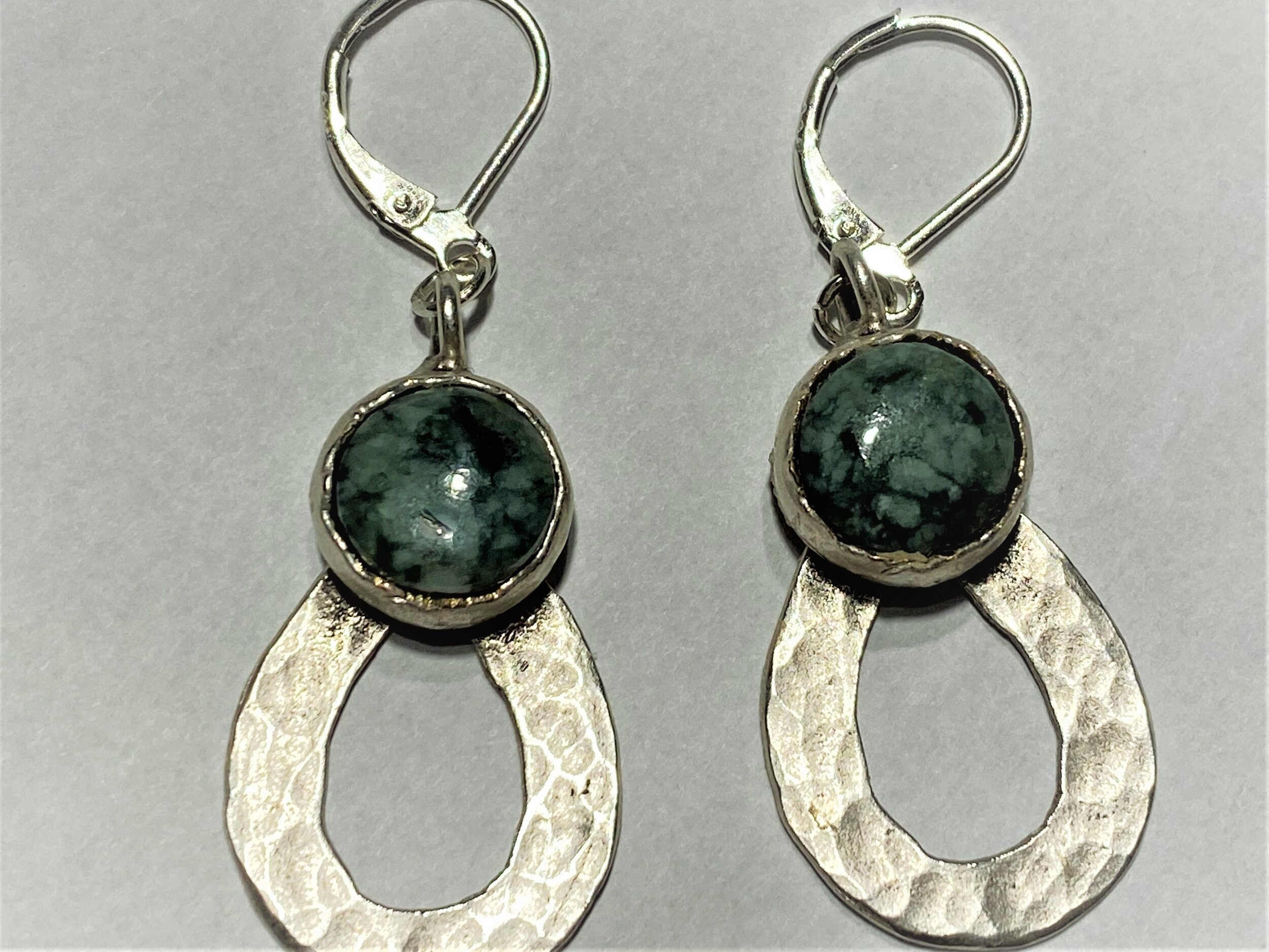 Jade Horsehoe Earrings