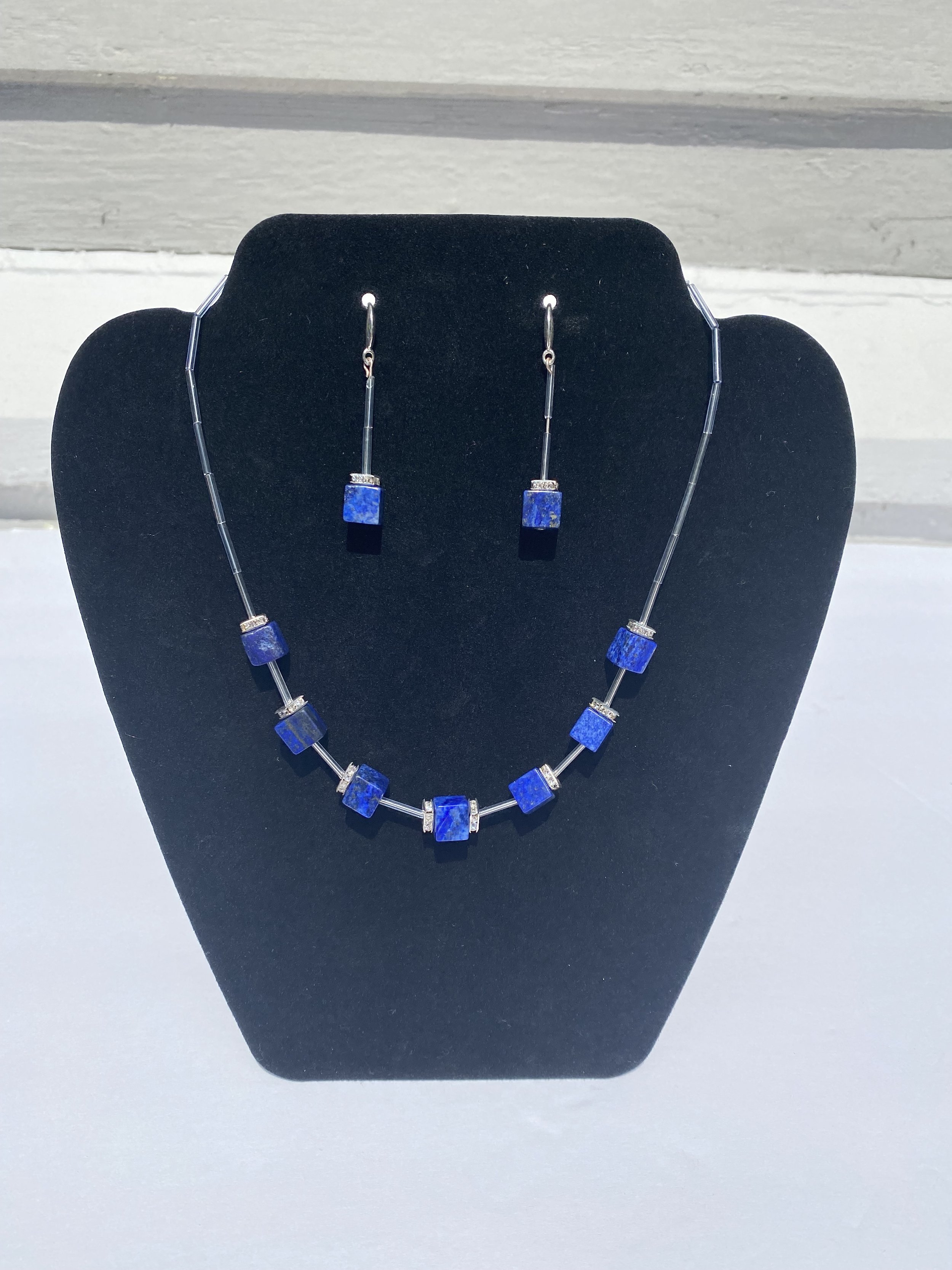 Lapis Lazuli Necklace Set