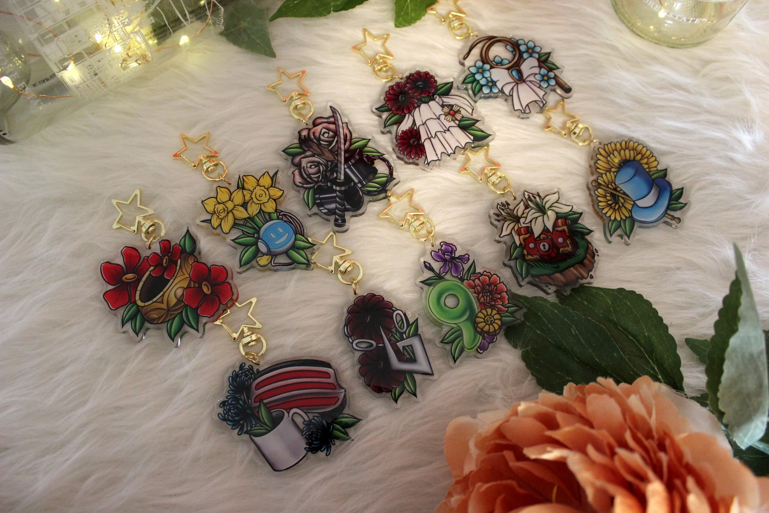 Ace Attorney Inspired Charms