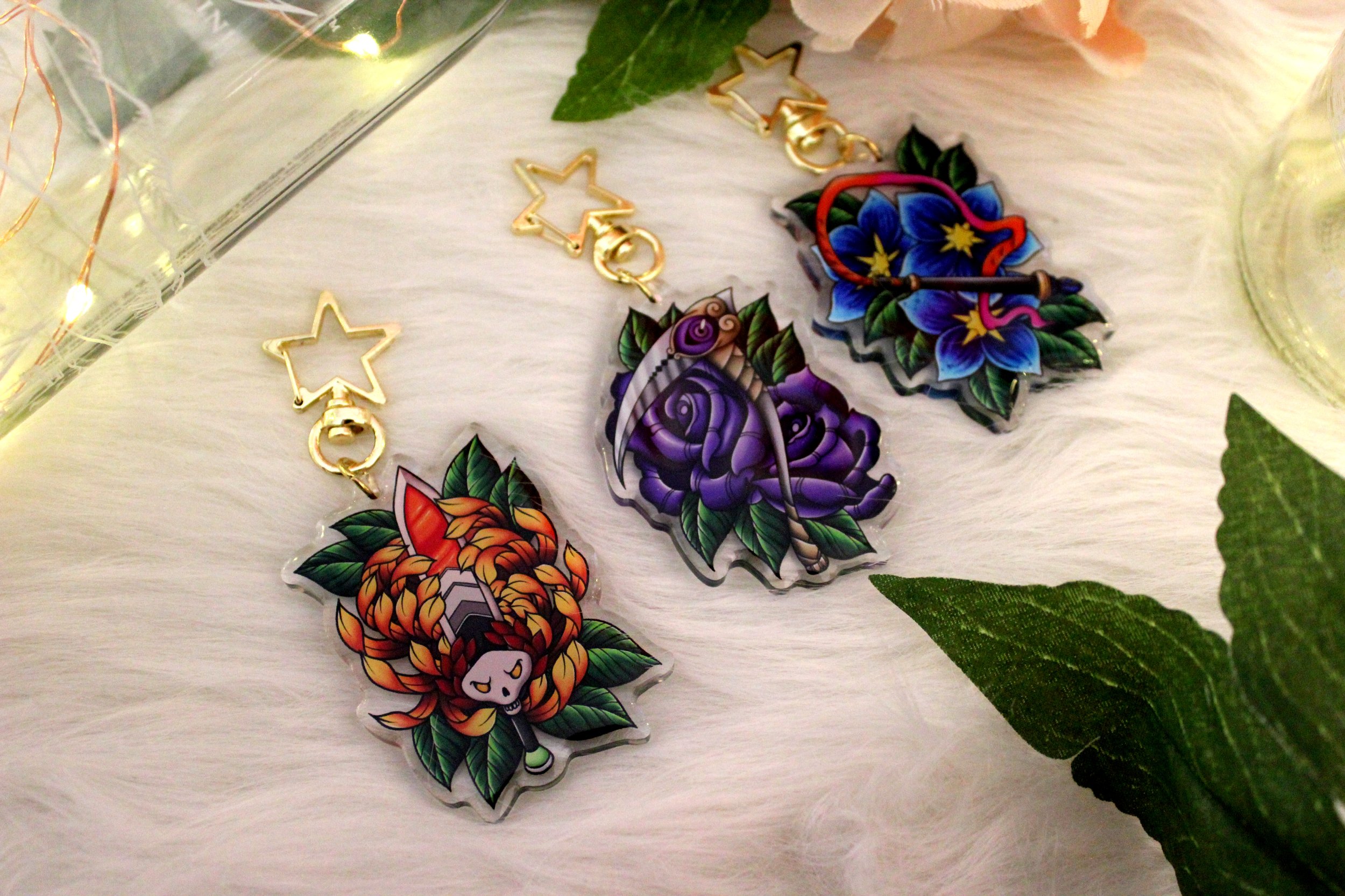 Hades Inspired Acyrlic Charms