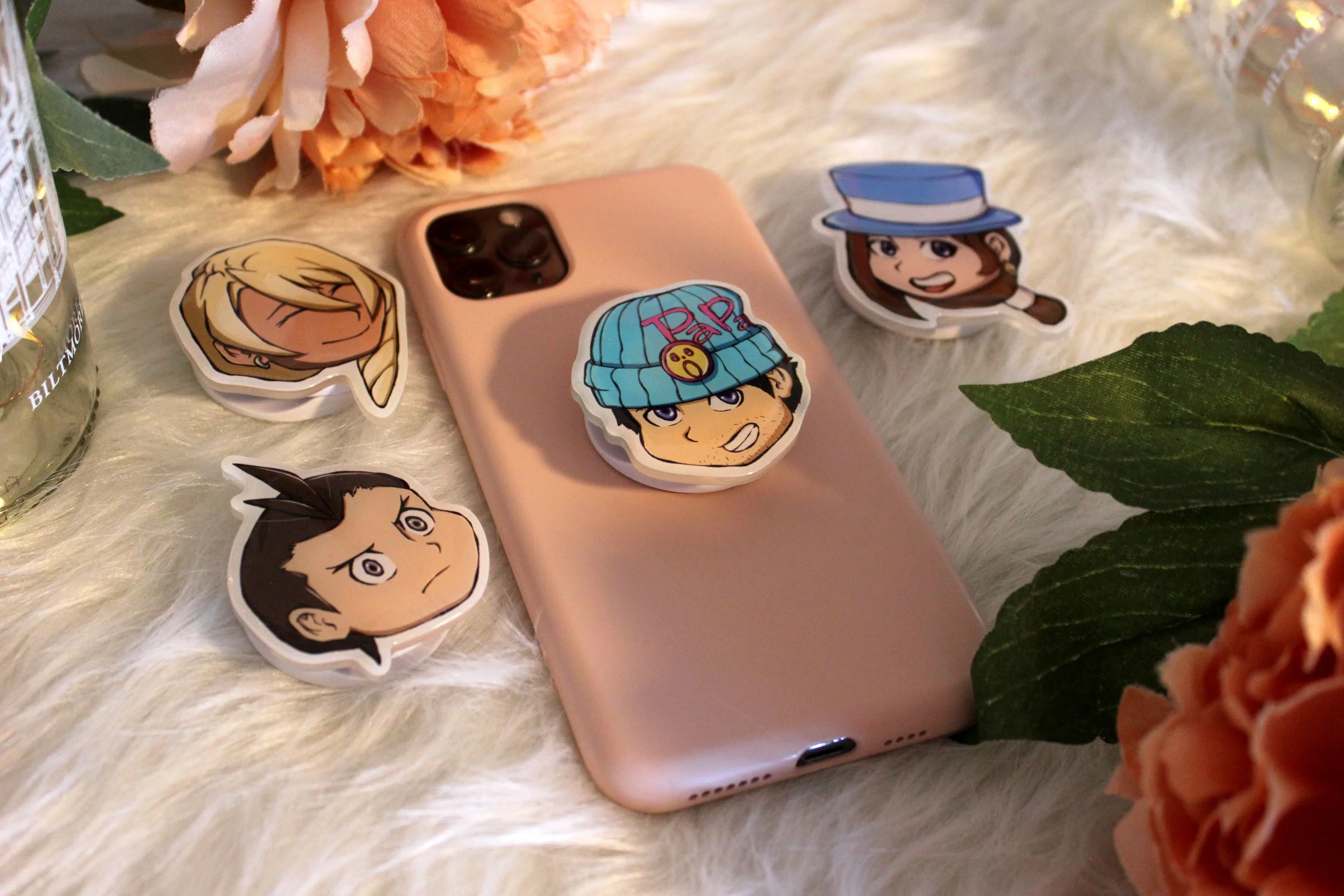Ace Attorney 4 Inspired Phone Grips