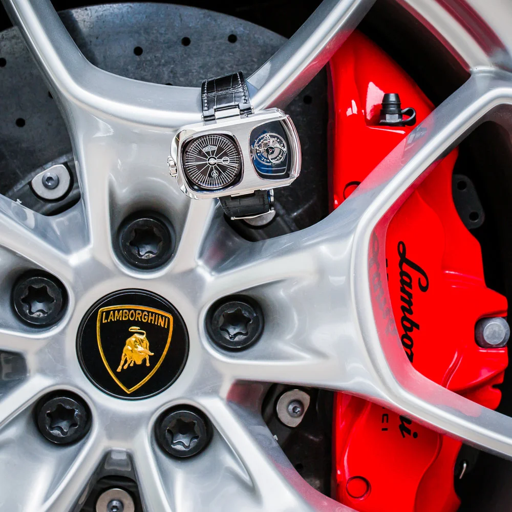 Angelus U10 Tourbillon Lumière and Lamborghini Huracan
