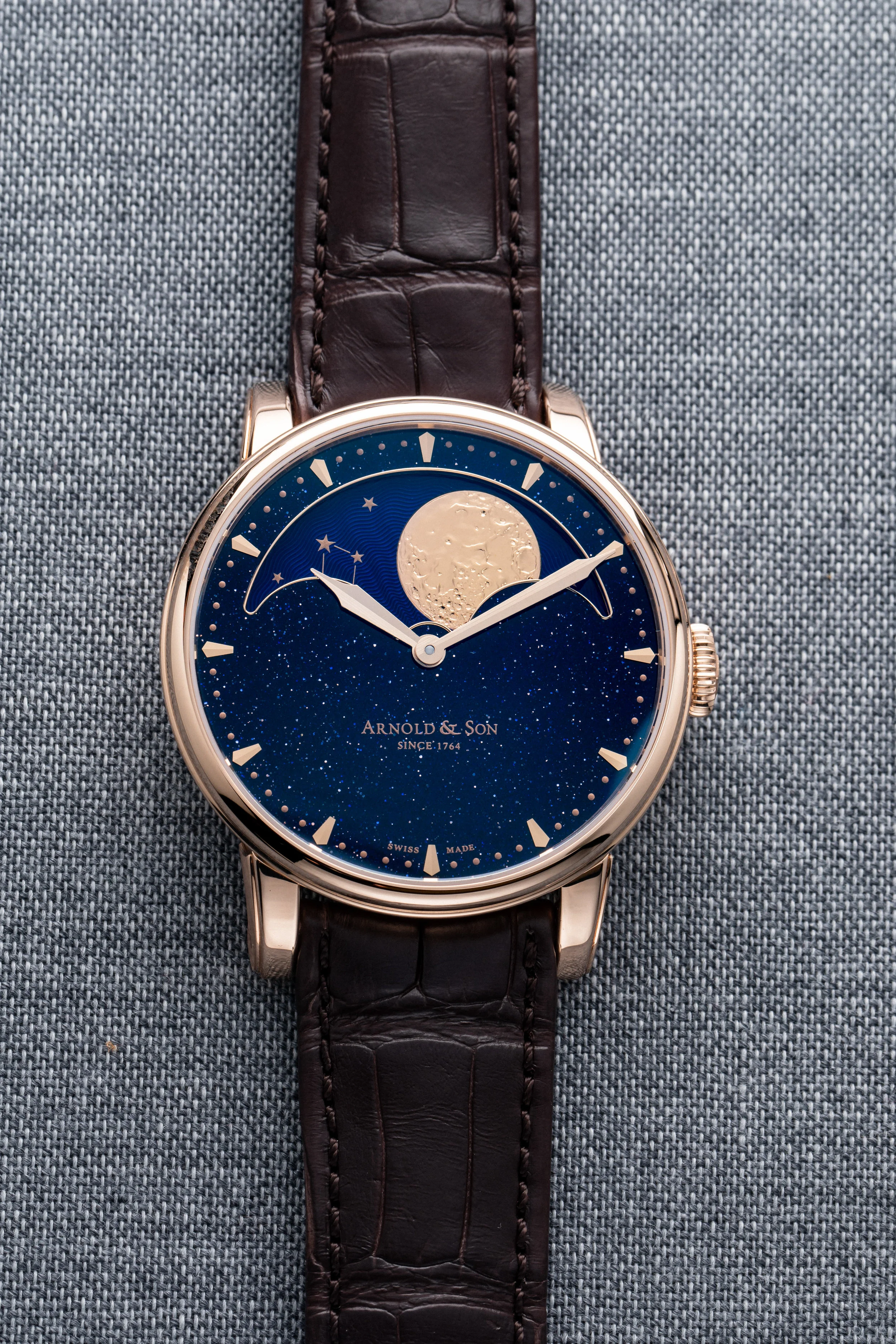 Arnold and Son HM Perpetual Moon Aventurine