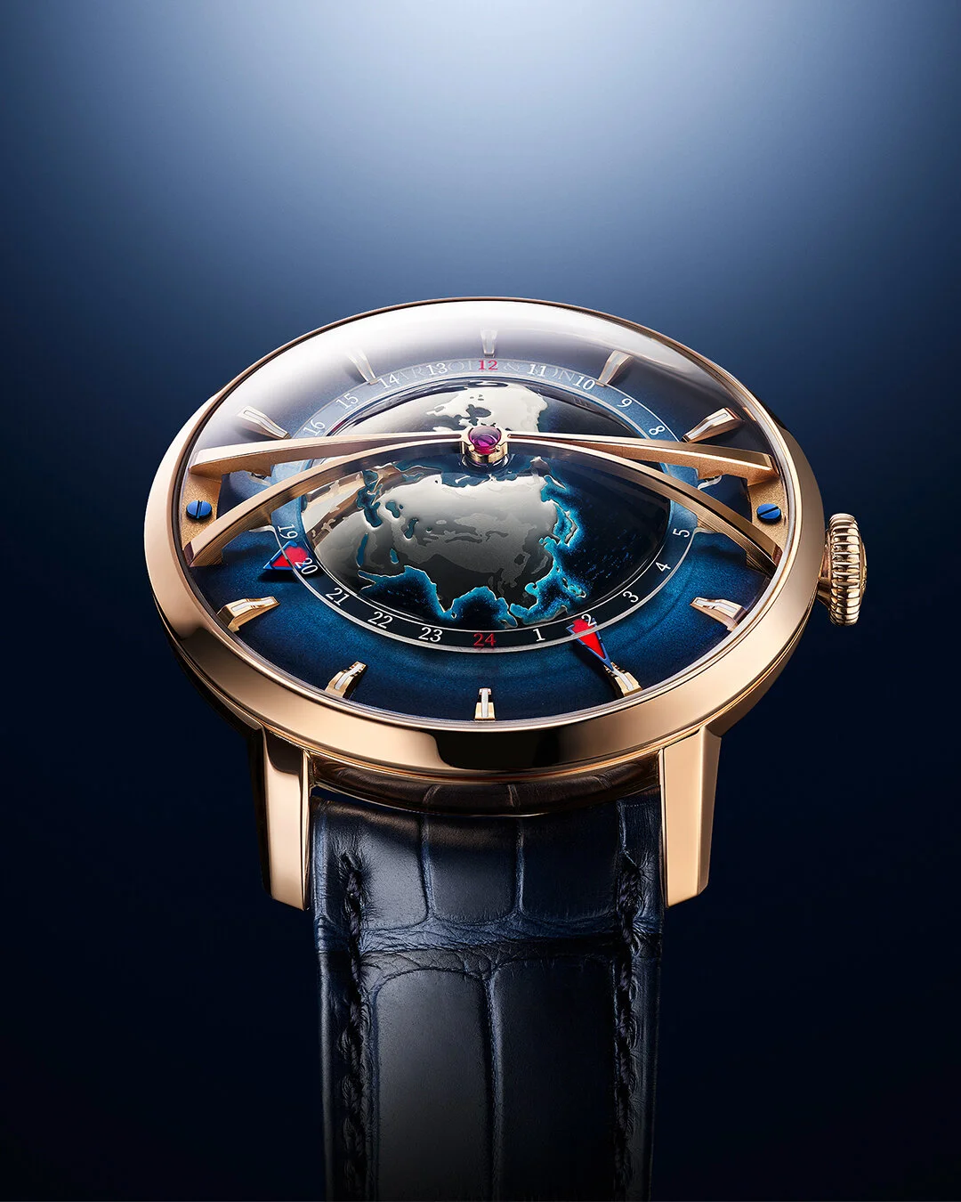 Arnold and Son  Globetrotter Gold