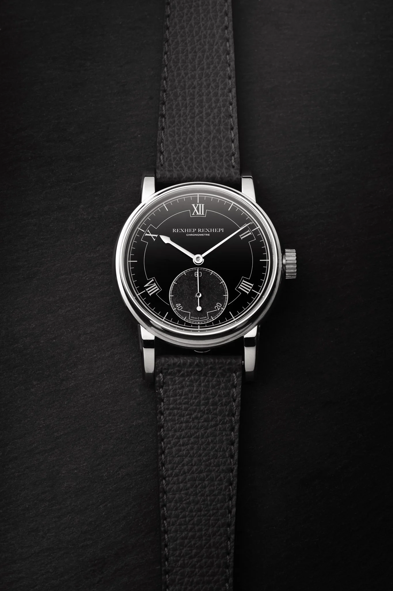 Akrivia RRCCII Platinum Black Dial