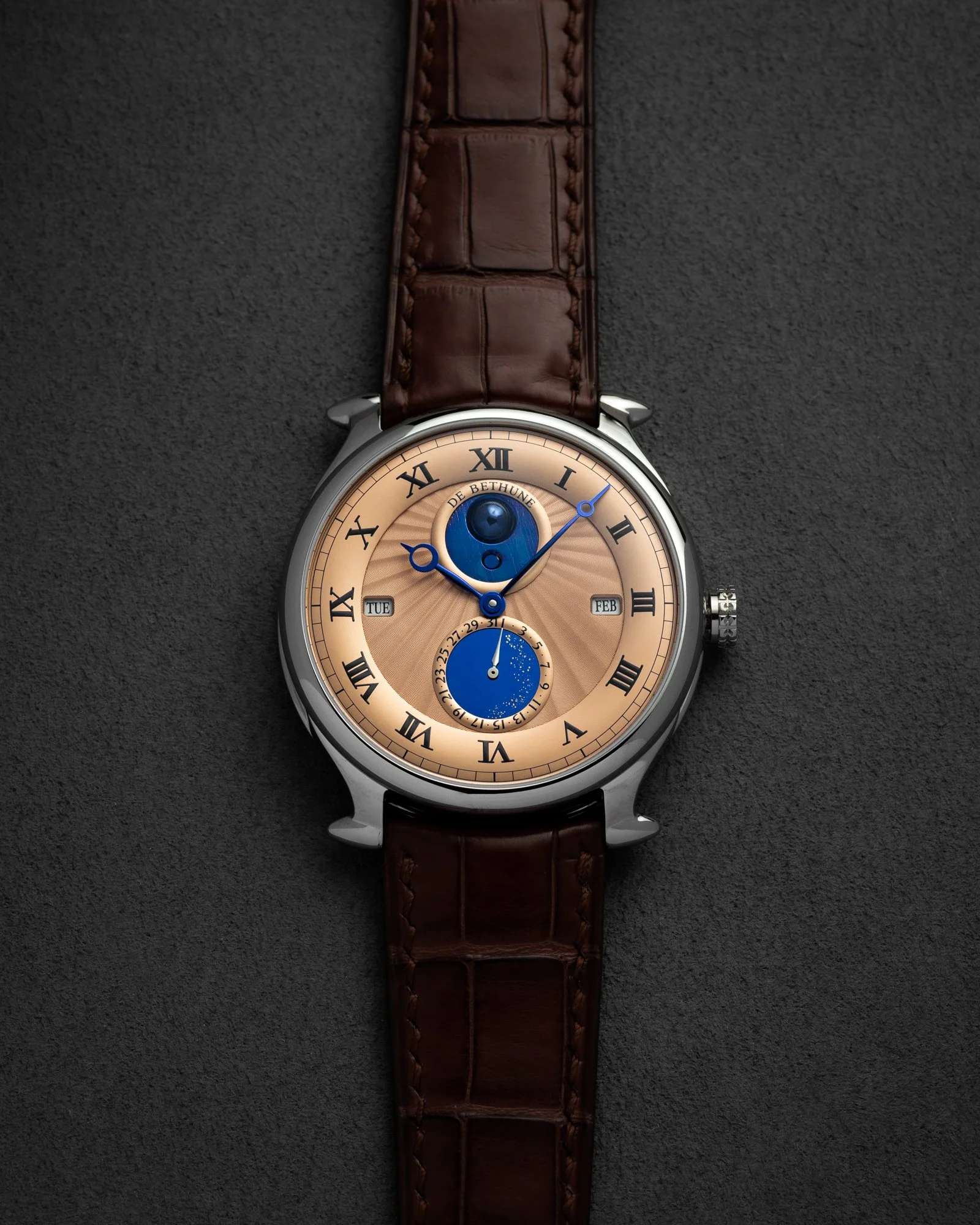 De Bethune DB25 Perpetual Calendar Salmon Dial