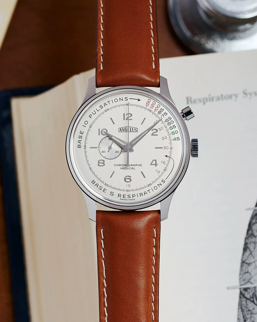 Angelus Chronographe Médical x Massena Lab