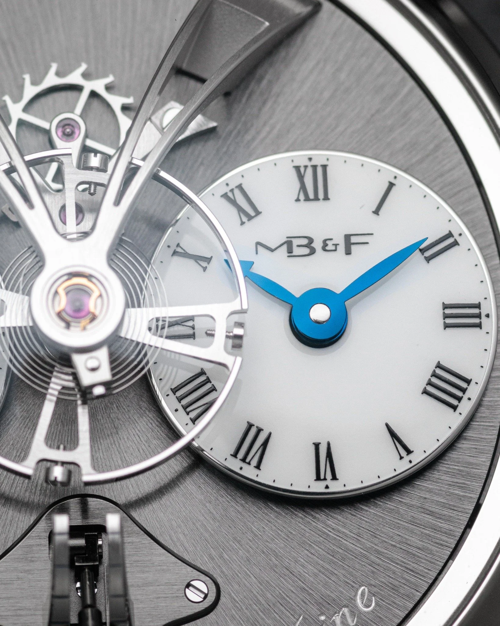 It&rsquo;s a #MacroMonday with the MB&amp;F Legacy Machine 1 in White Gold 

Released more than a decade ago, the Legacy Machine timepieces are immensely popular for their wearability and low-profile. Something between two worlds &ndash; past and fut