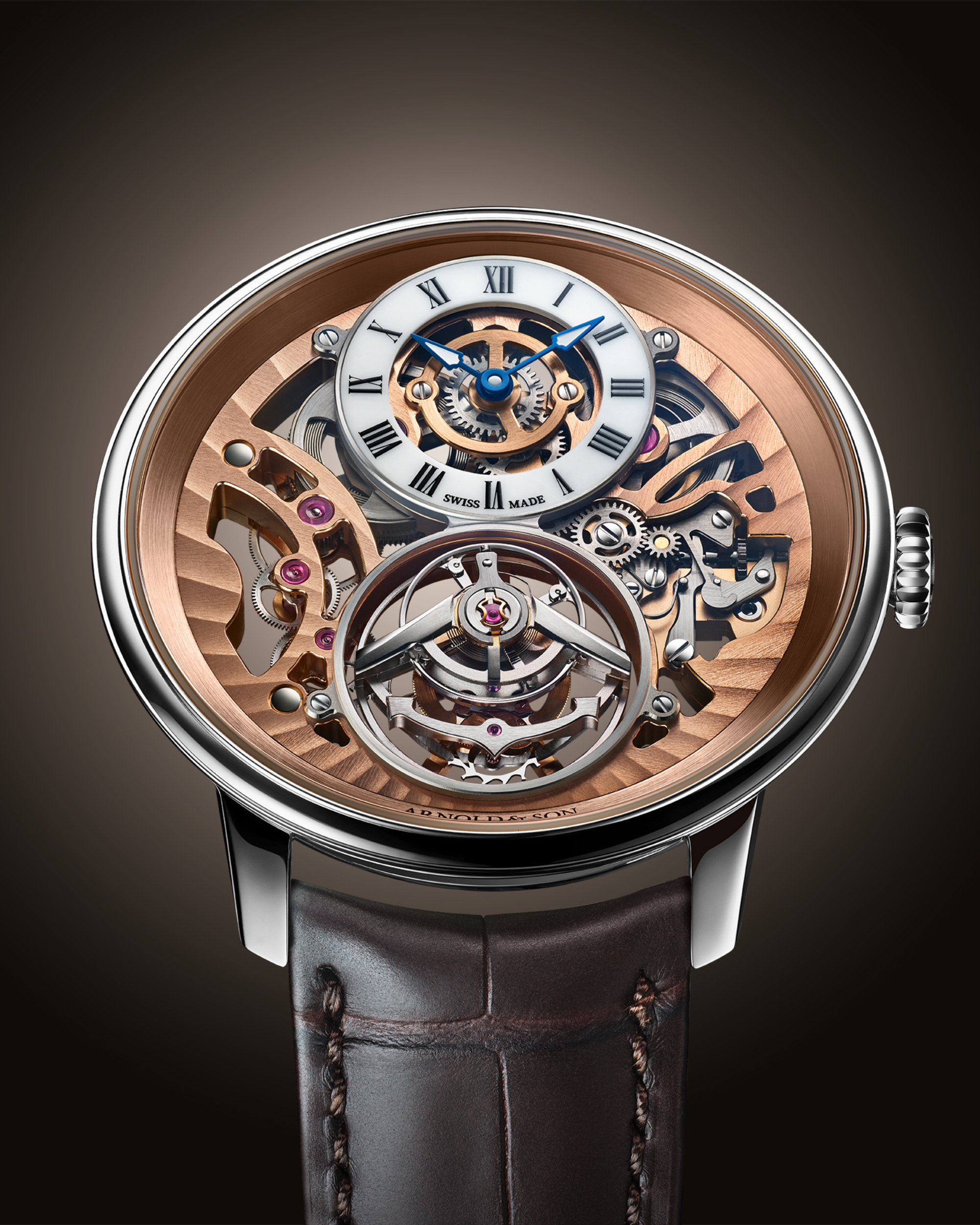 Arnold & Son UTTE Ultrathin Tourbillon Skeleton Platinum