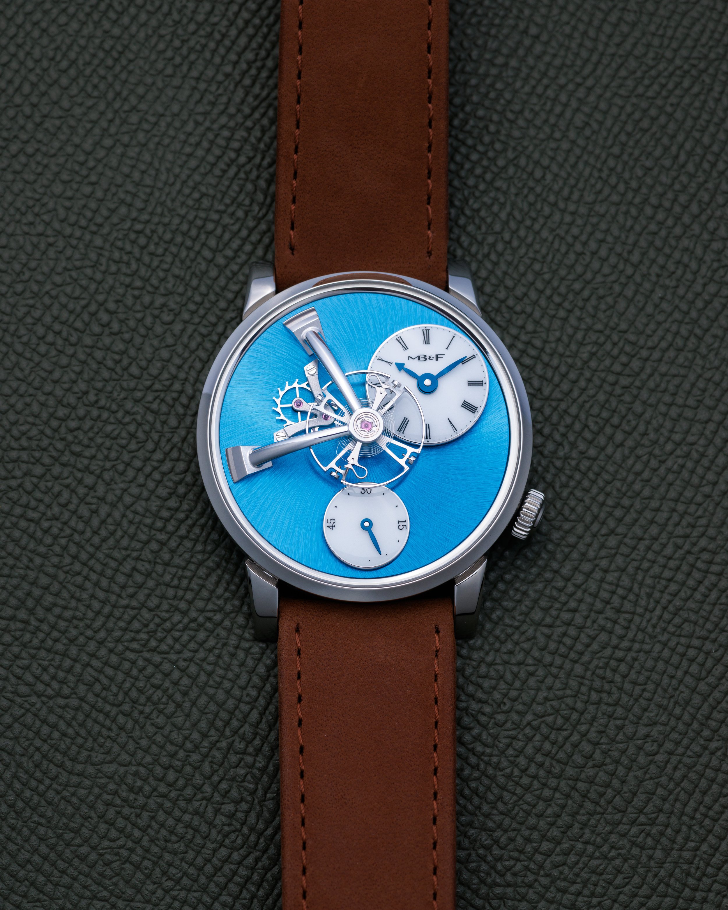 MB&F LM101 Steel Blue