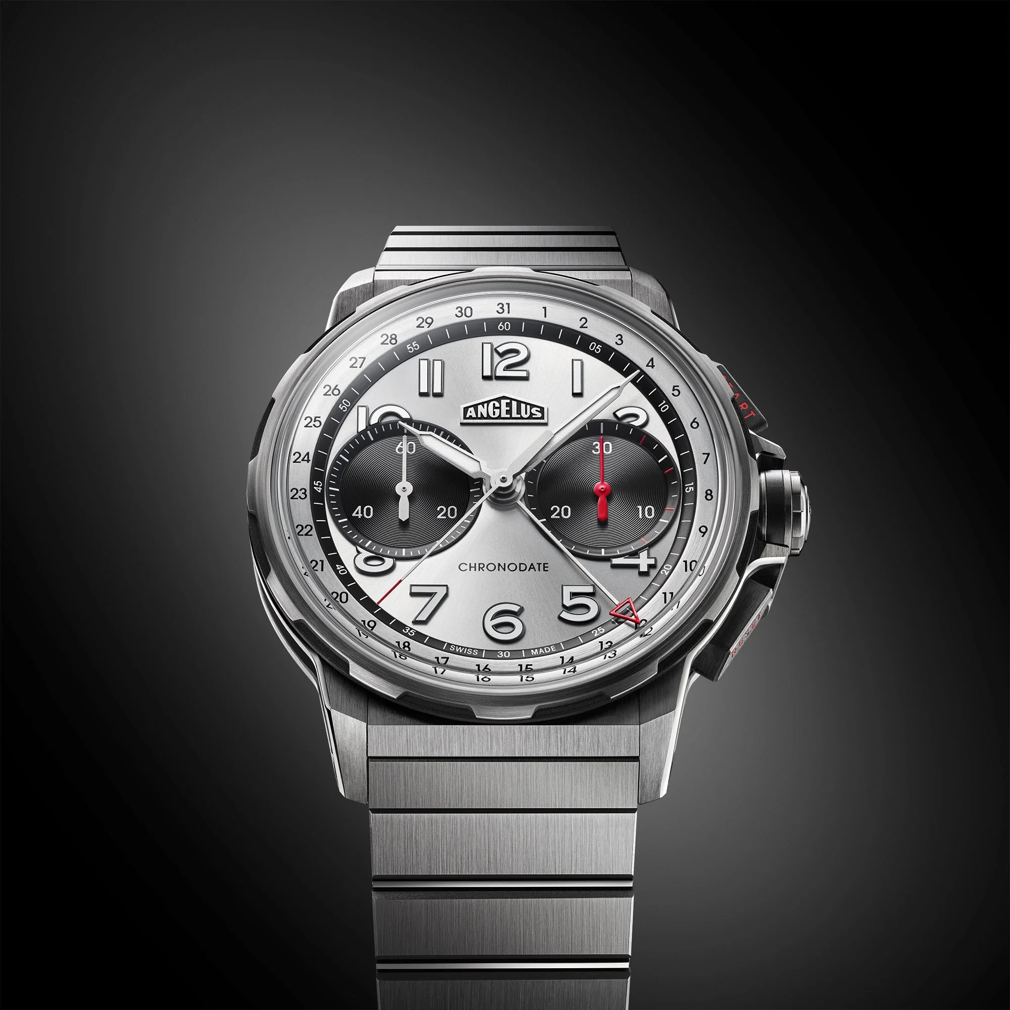 Angelus Chronodate Titanium, Magnetic Silver Edition